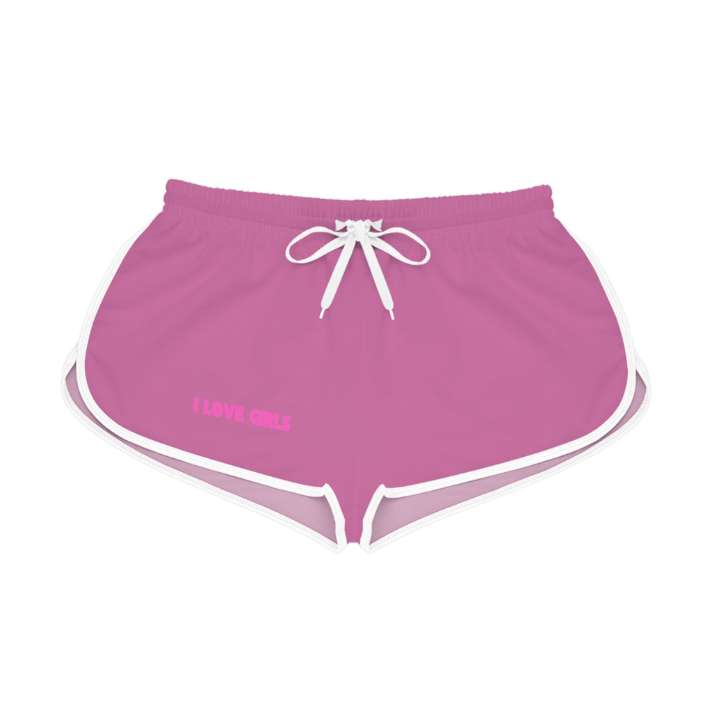 Women's Relaxed Shorts — Pink Casual Lounge & Workout Shorts