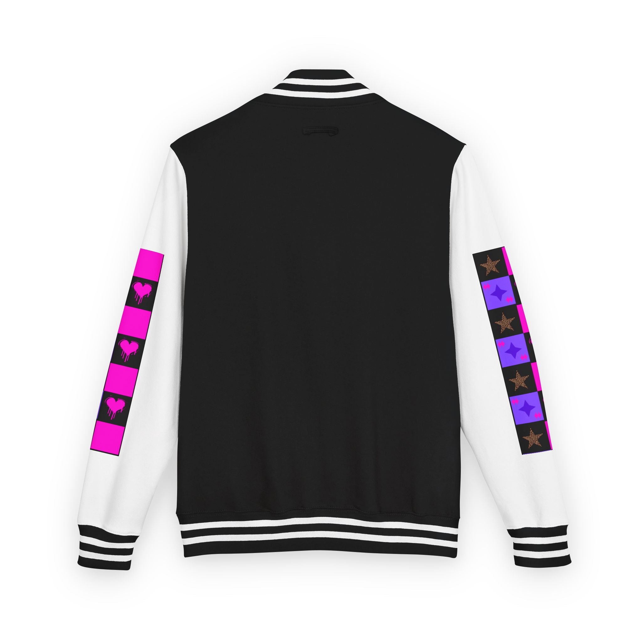Women Hearts & Stars Jacket — Varsity Coat