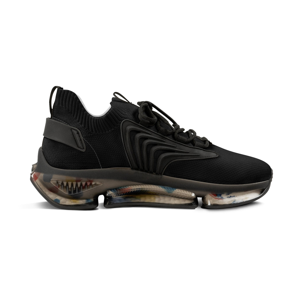 Women Mesh Sneakers — Streetwear Running Shoes Black