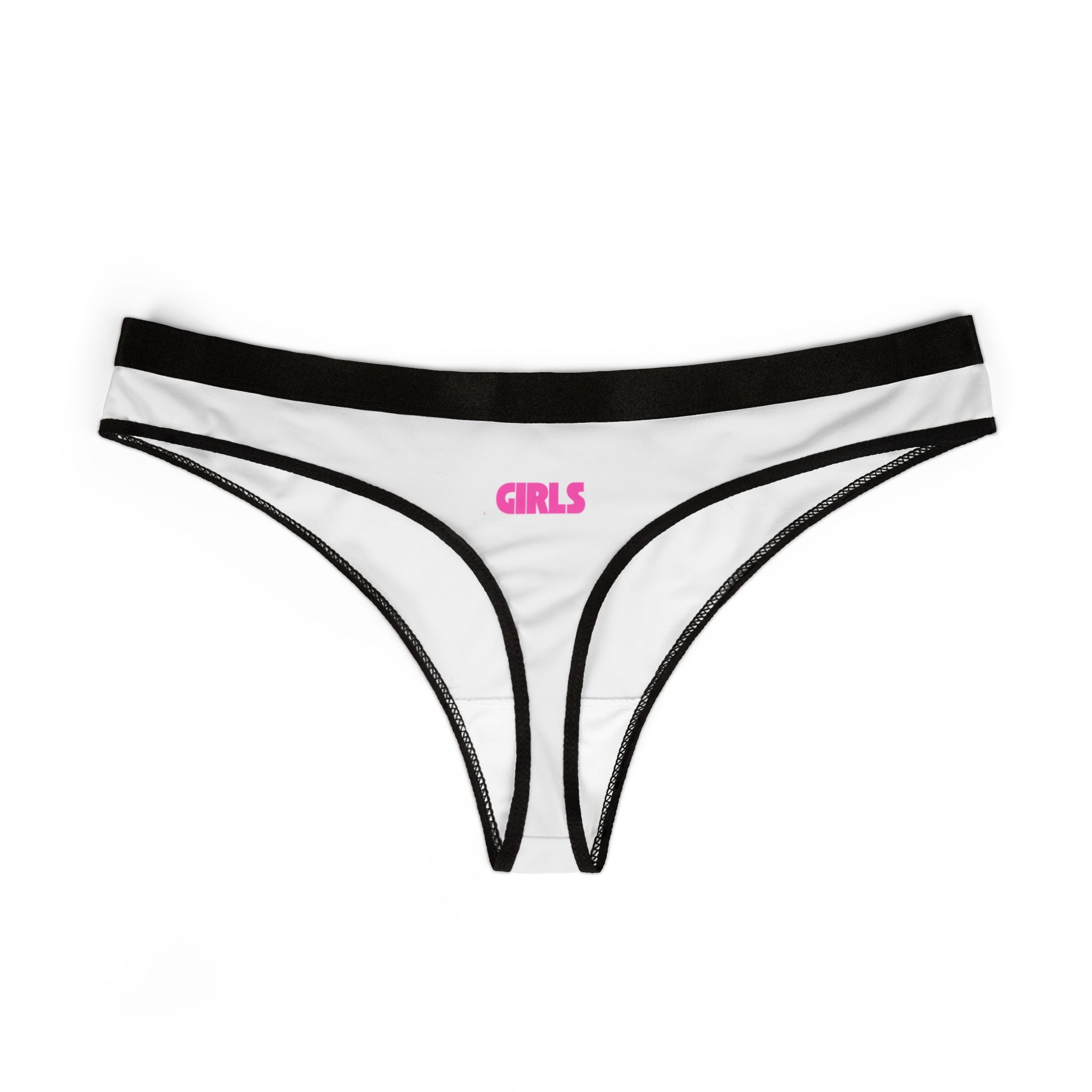 Love Girls White Thong — Women's Cheeky Bikini Underwear