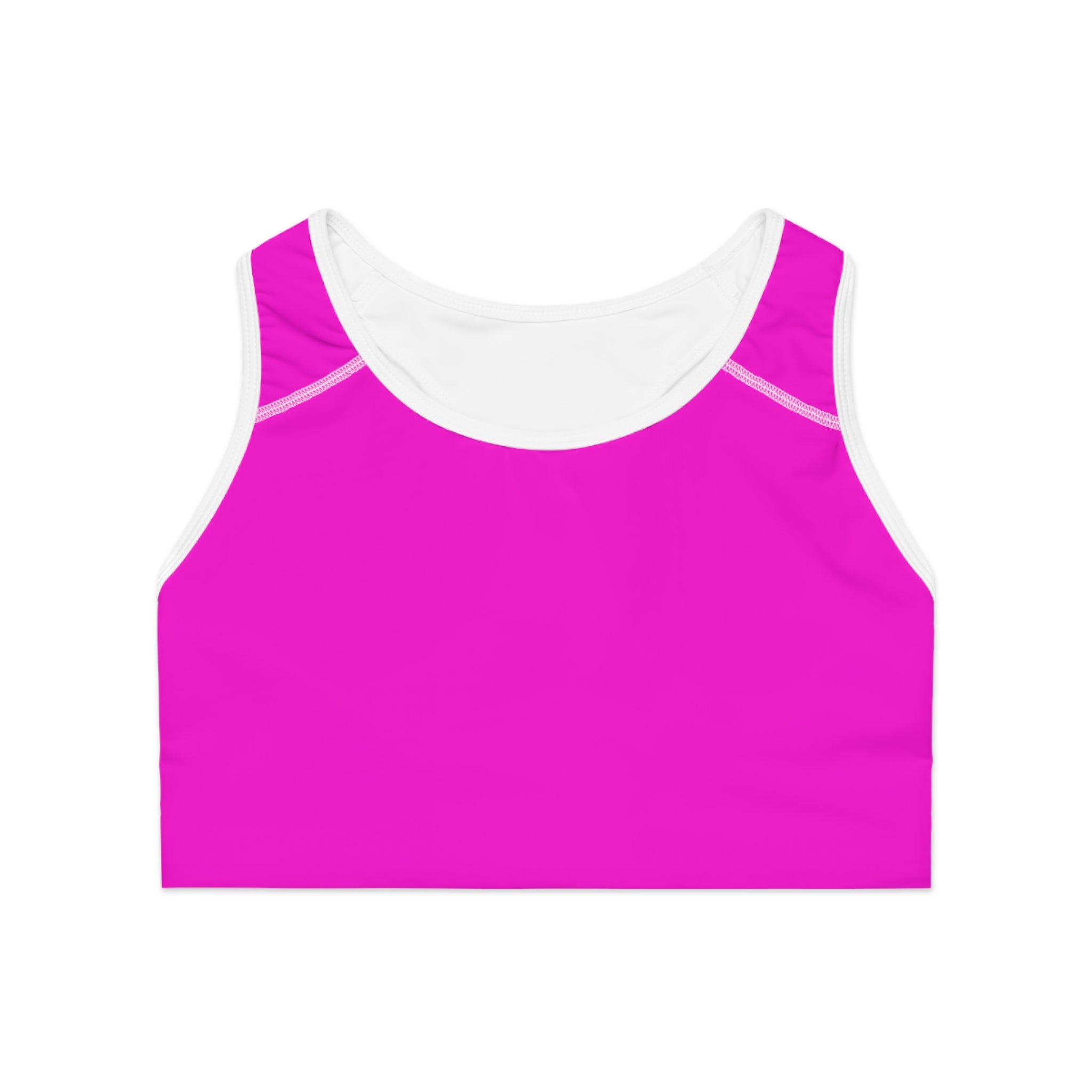 SEXY' Pink Sports Bra — Bold Activewear Crop Top Pink
