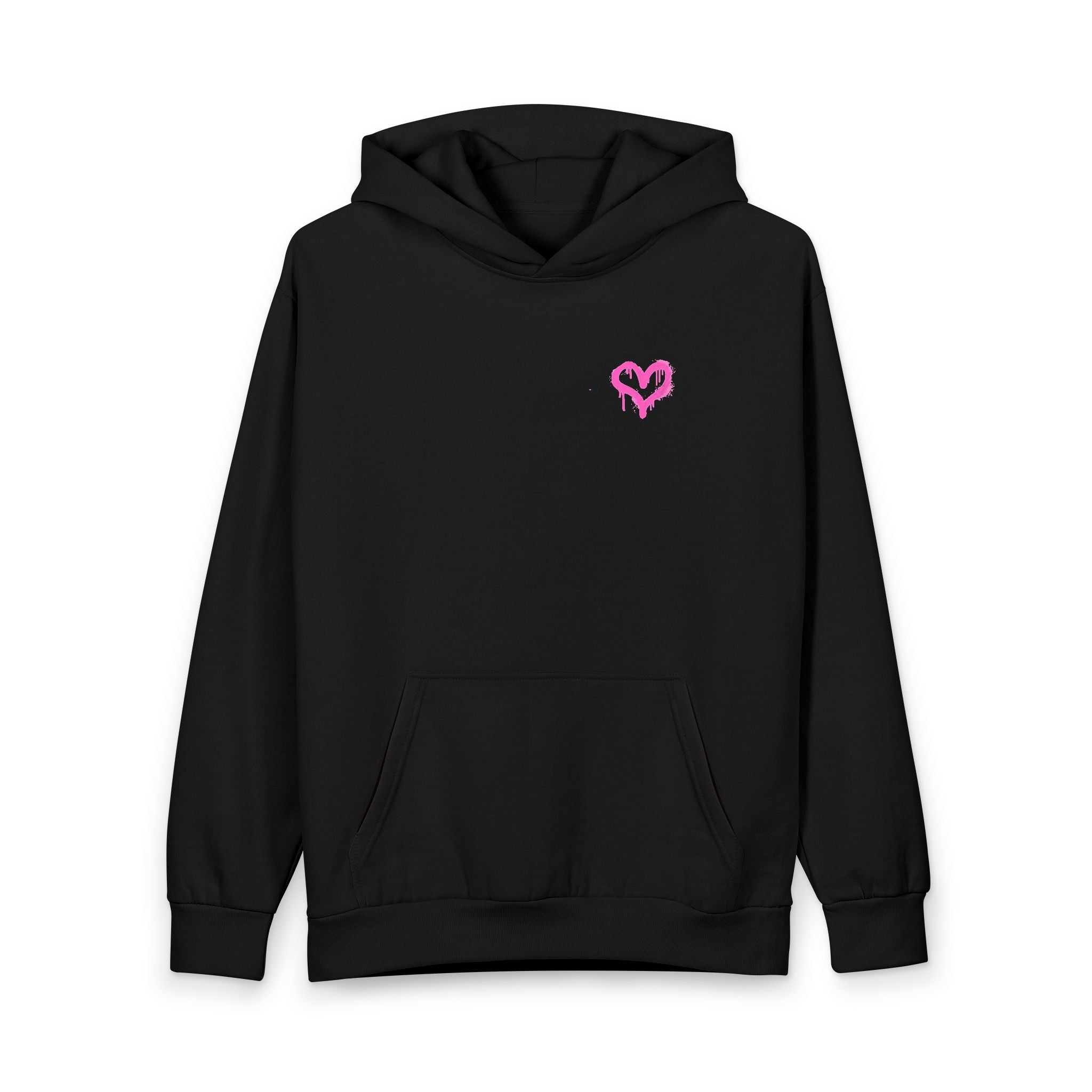 Love Heart Unisex Urban Pullover Hoodie
