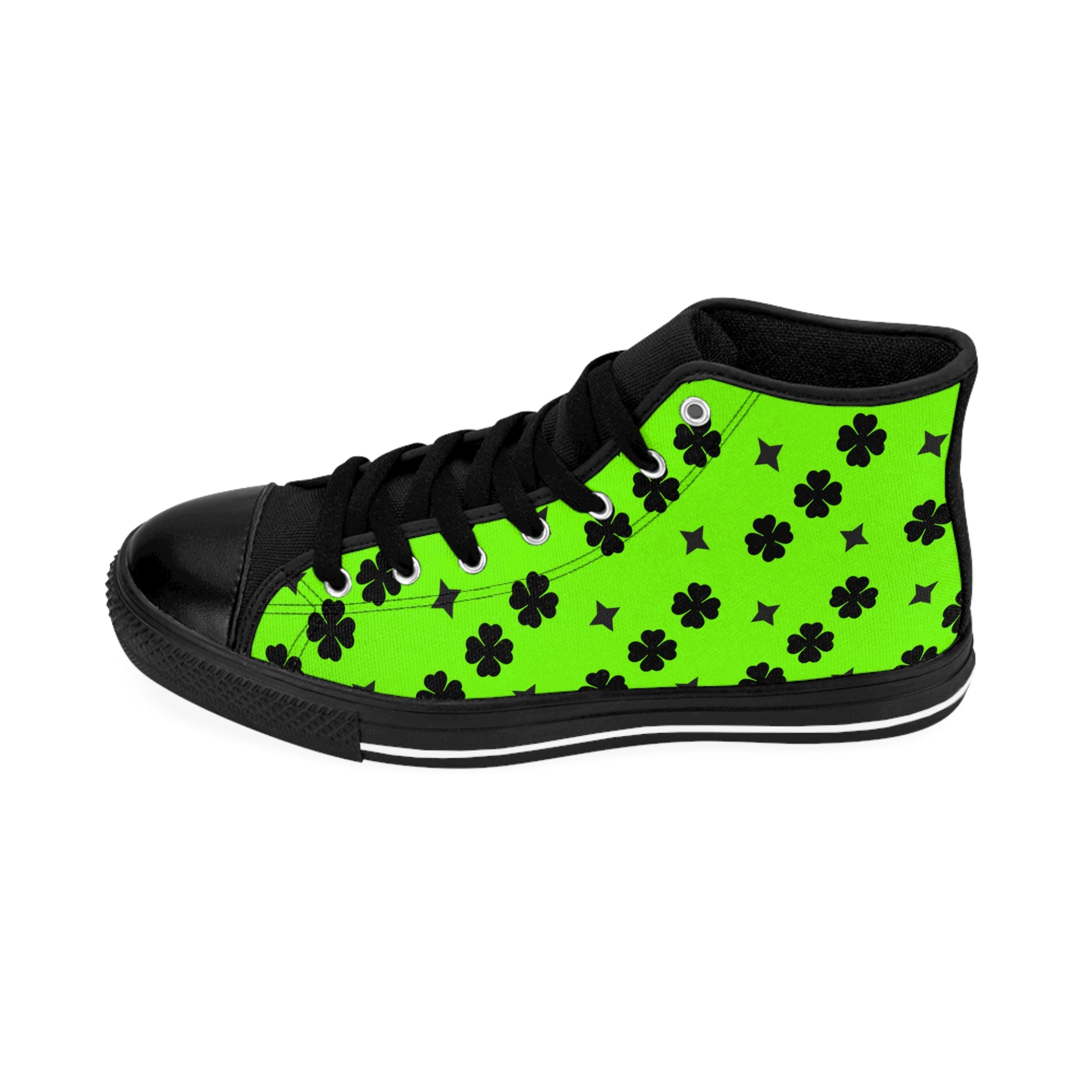 Men Classic Sneakers Star Lime Green