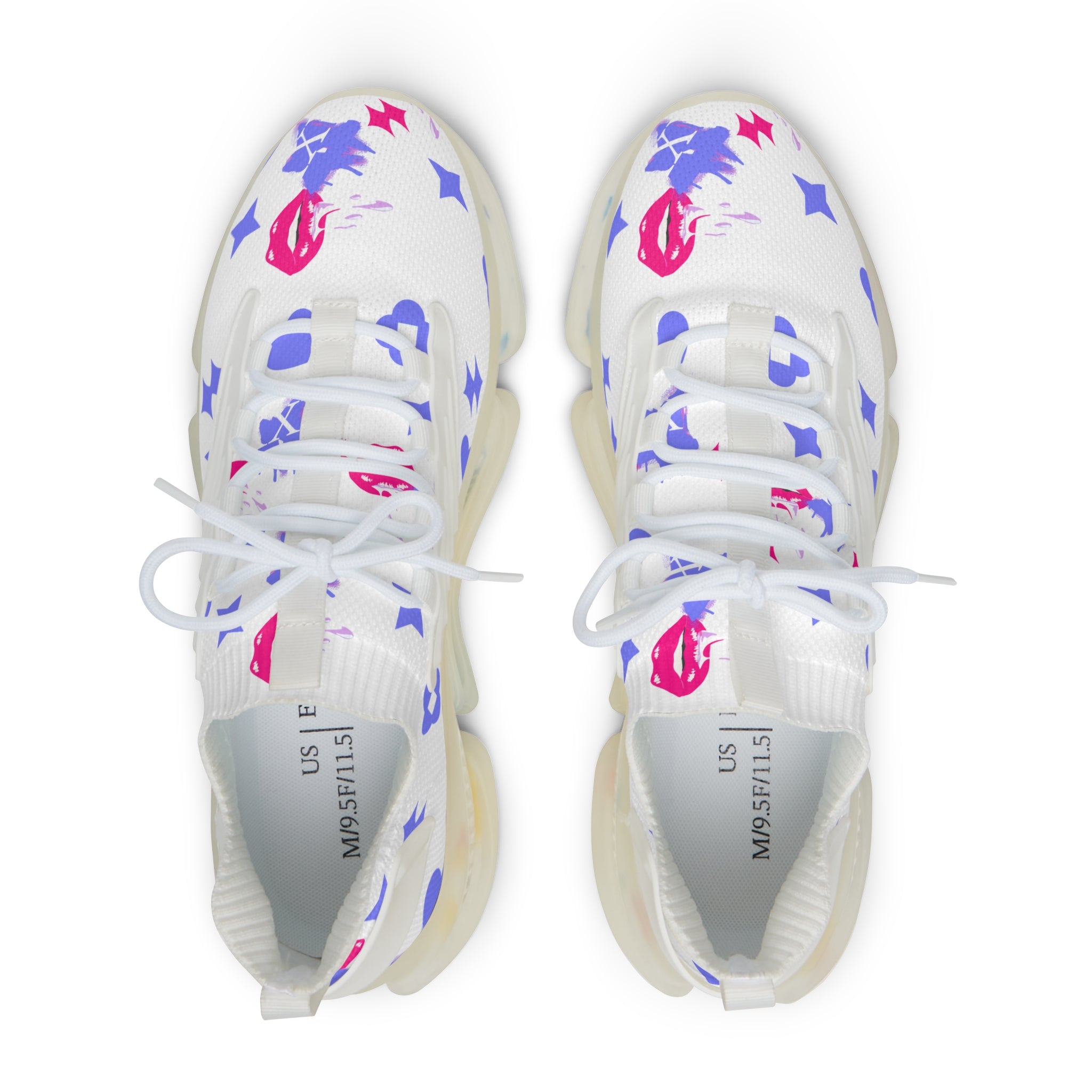 Copy of Women Mesh Sneakers — Streetwear Running Shoes White/Black