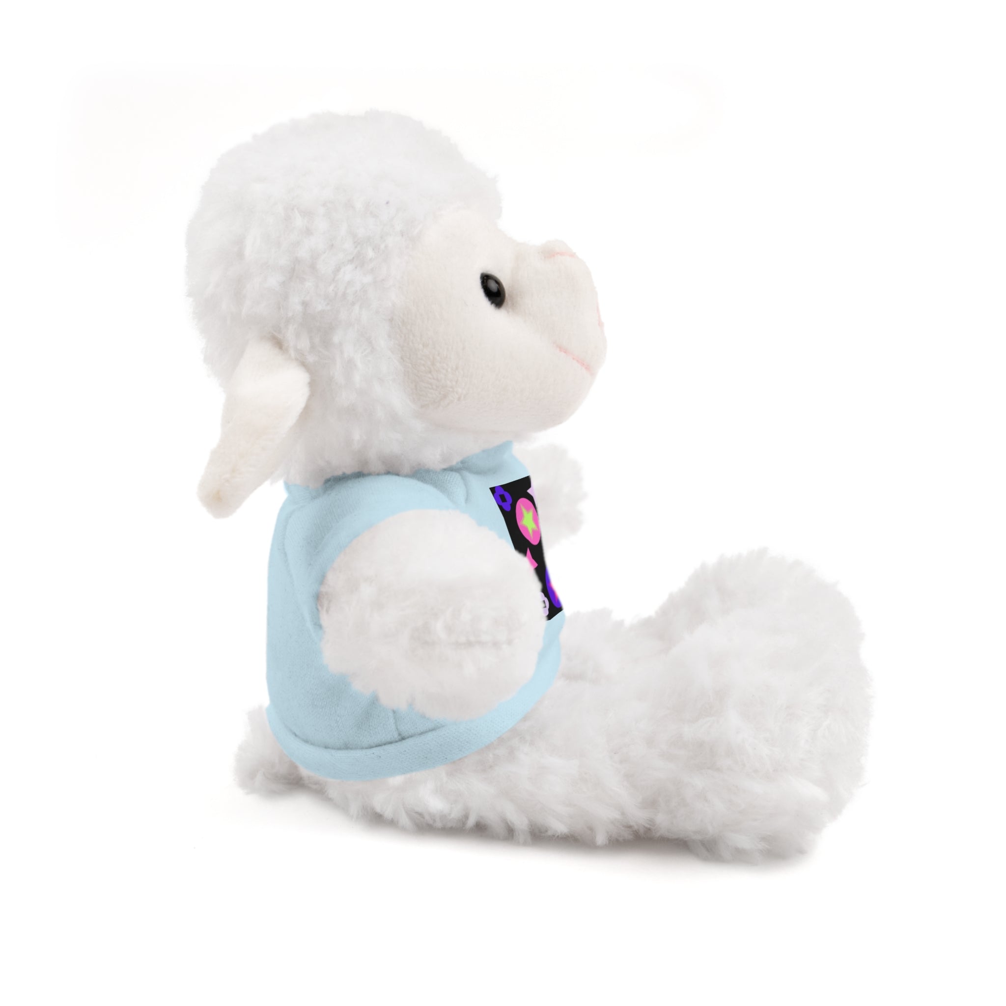 Cute Plush Bear with "Love Star" Tee — Soft Stuffed