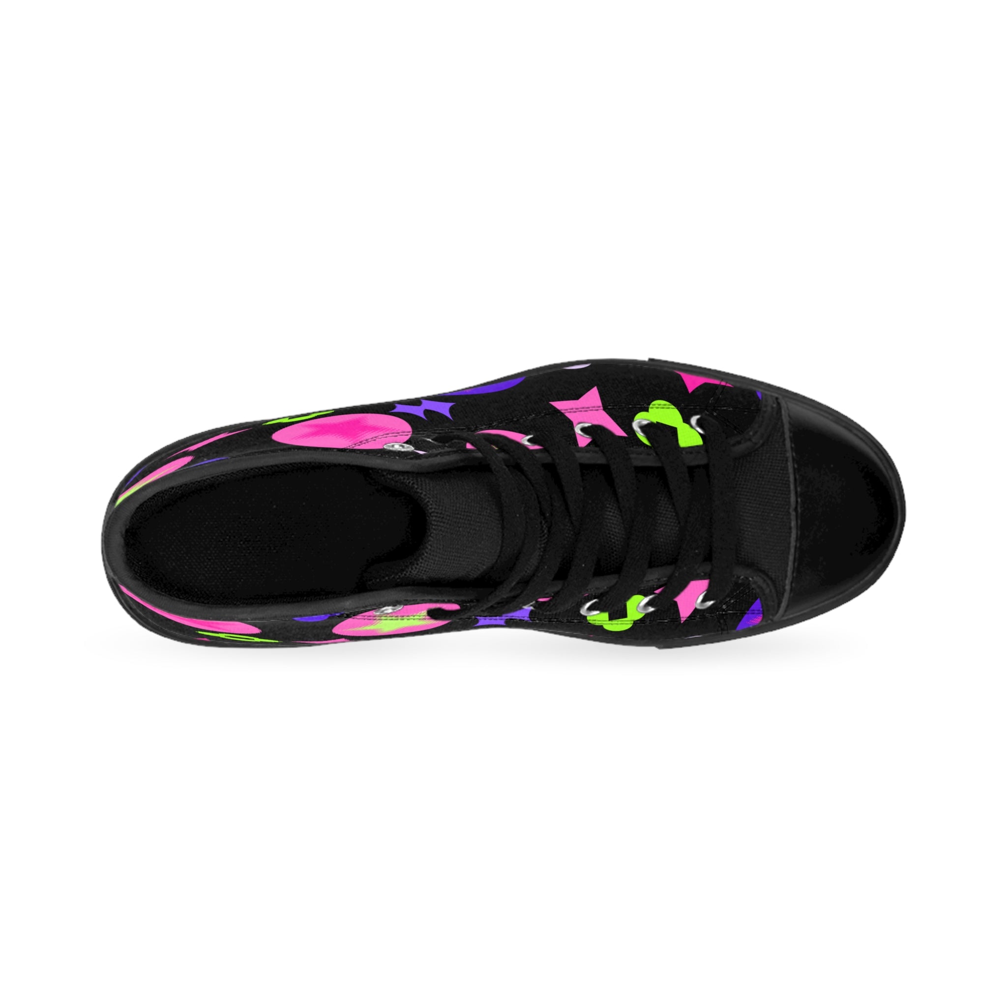 Women's Classic Sneakers with Colorful  Stars