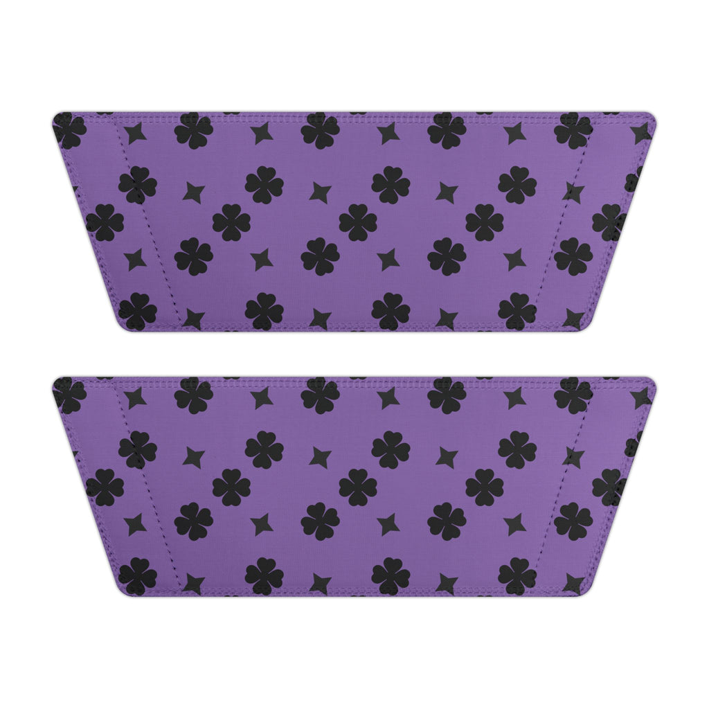 Men's Sandal Black Stars on Purple