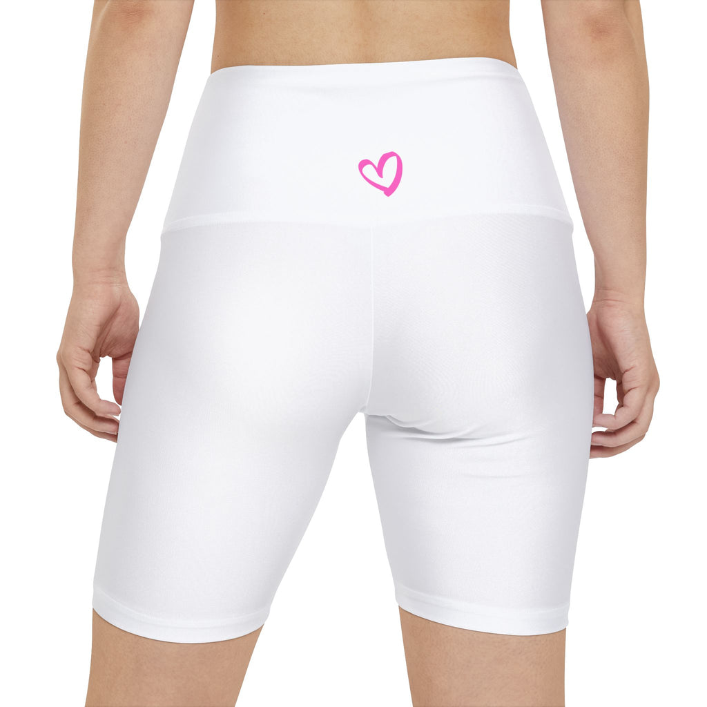 Women's Workout Shorts White