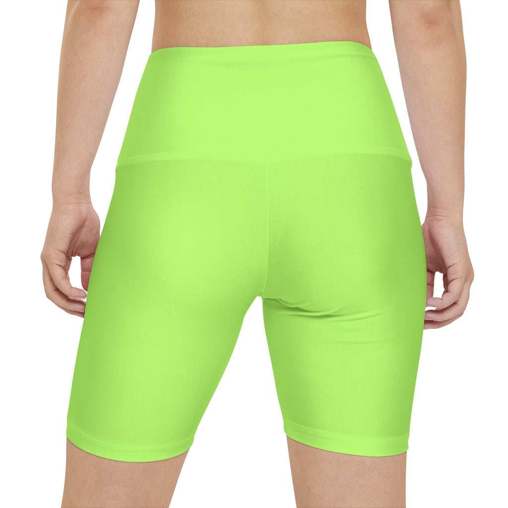 Women's Workout Shorts Lime Green