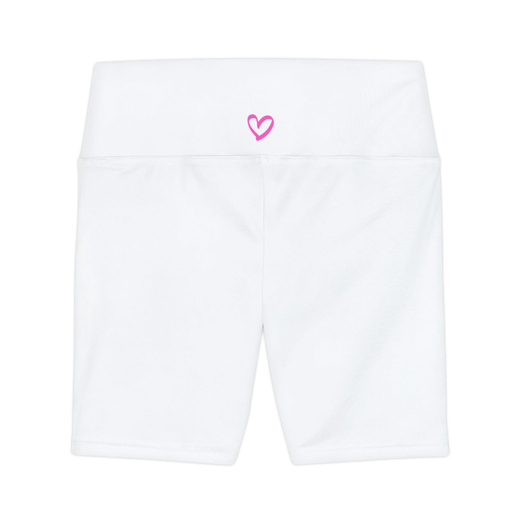 Women's Workout Shorts White
