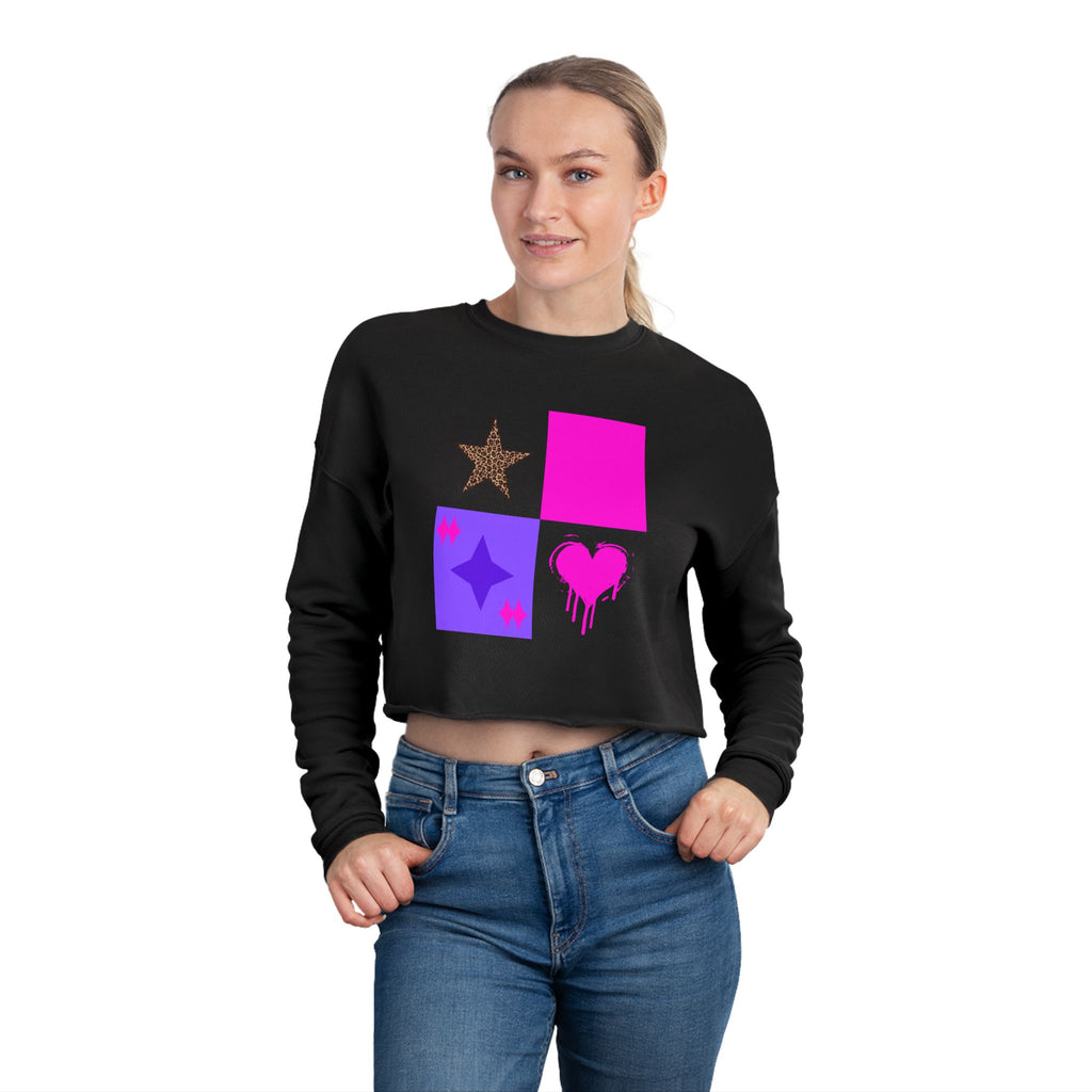 Ladys black Low Top Sweatshirt
