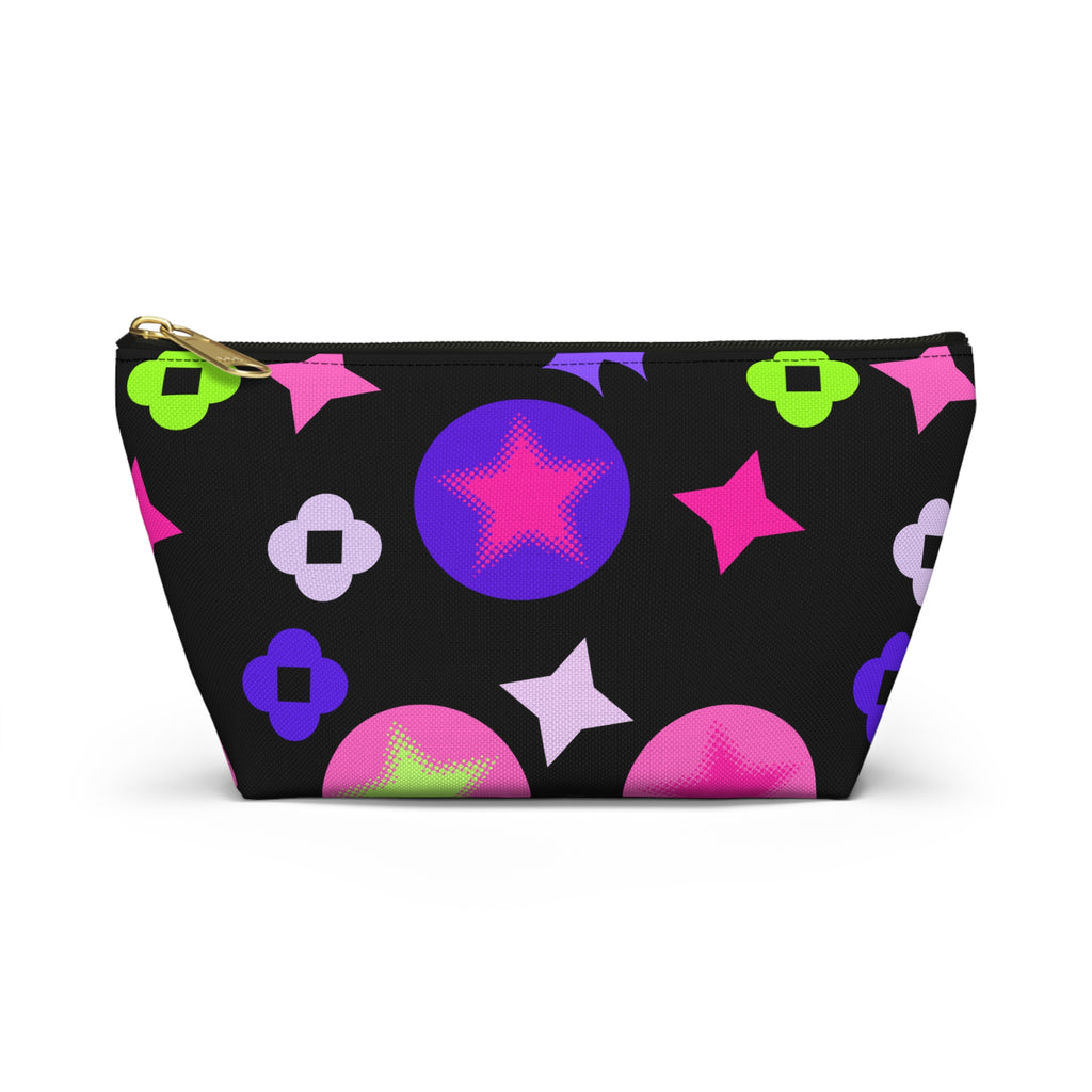 Colorful Star & Flower Accessory Pouch