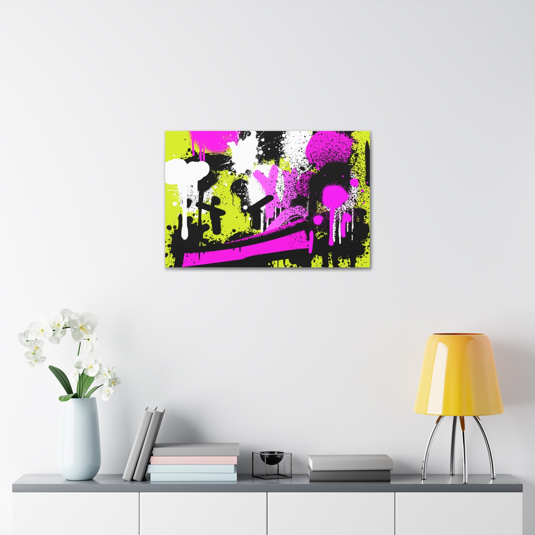 Vibrant Abstract Canvas Art Print