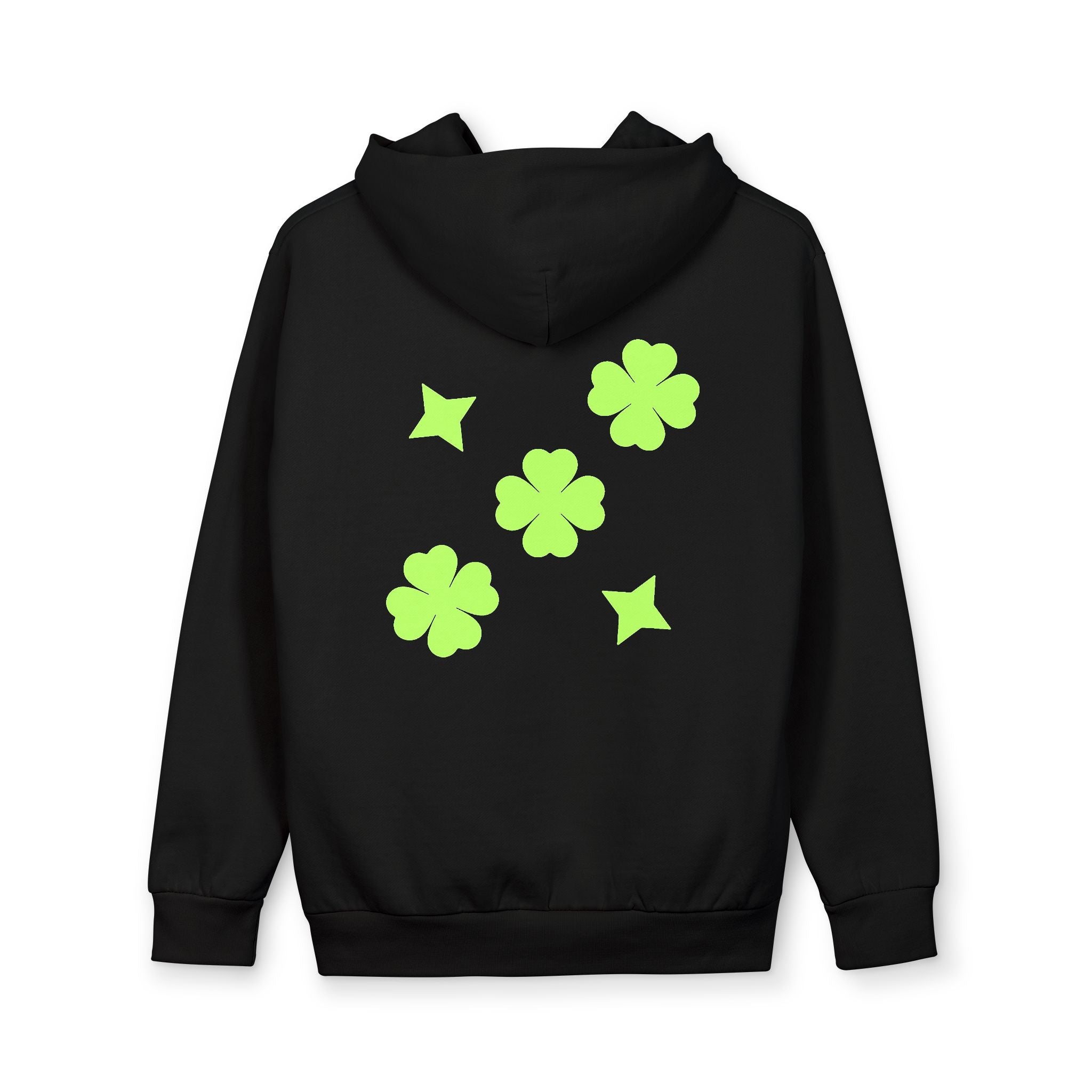 Lime Green Stars Hoodie