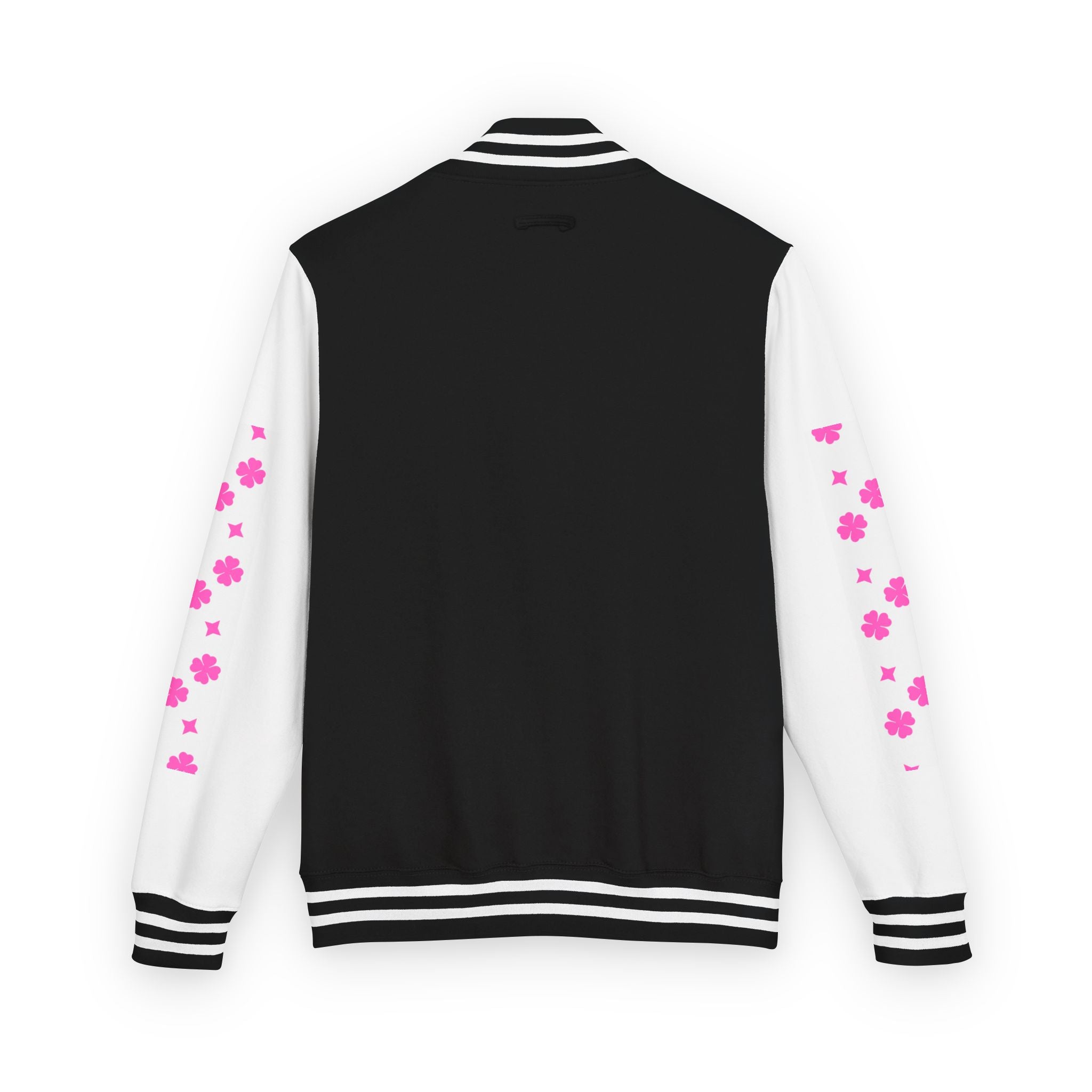 Women Heavyweight  Jacket White Black and Purple