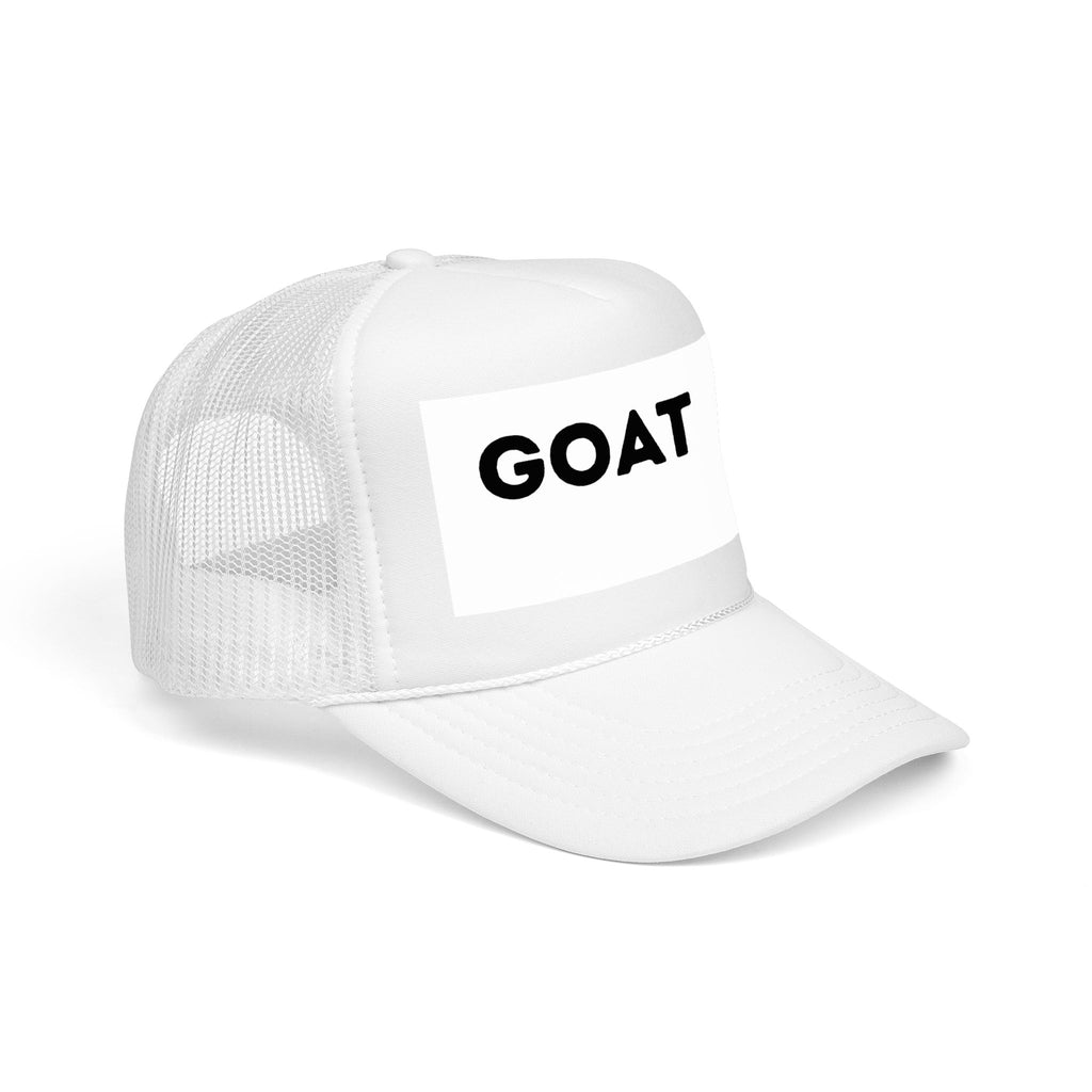 Goat Foam Trucker Hat – Pink Logo Mesh Cap