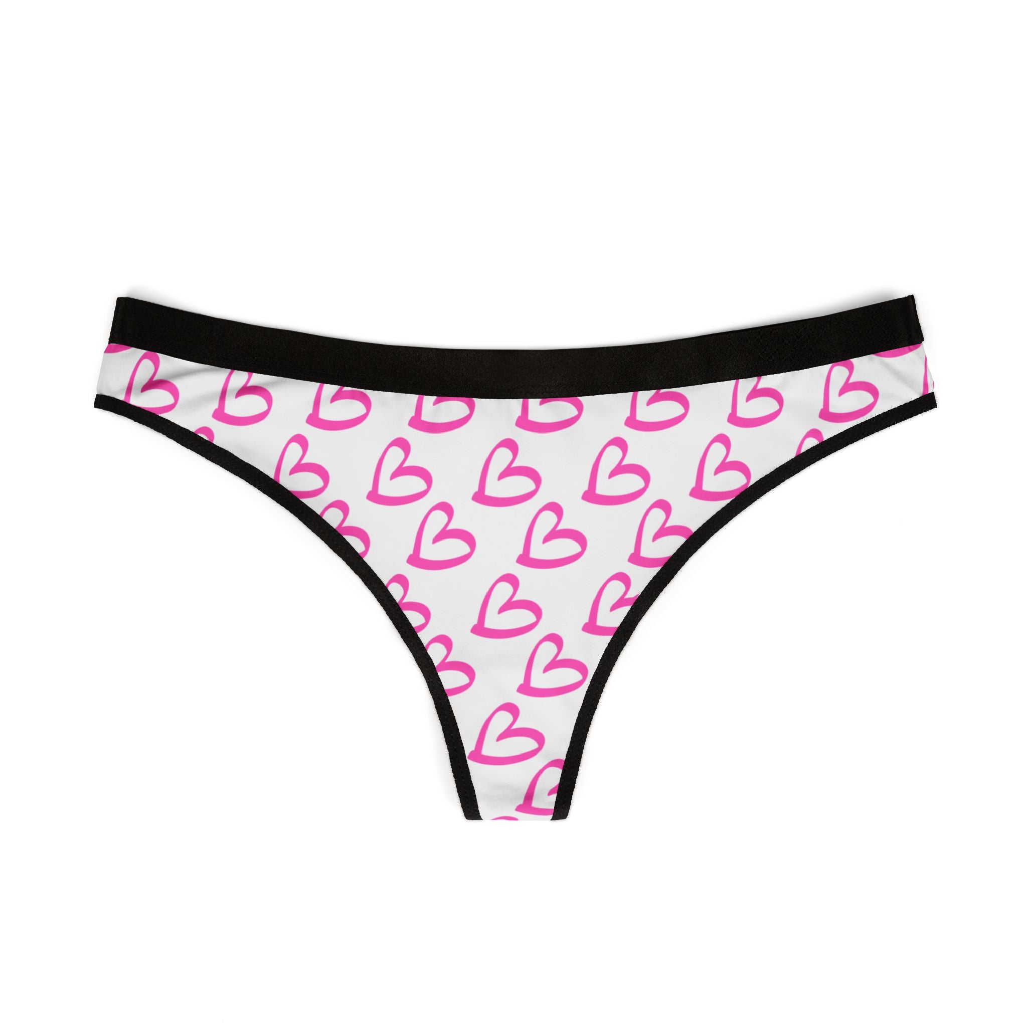 Girls Pink Thong — Women's Cheeky Bikini Underwear White