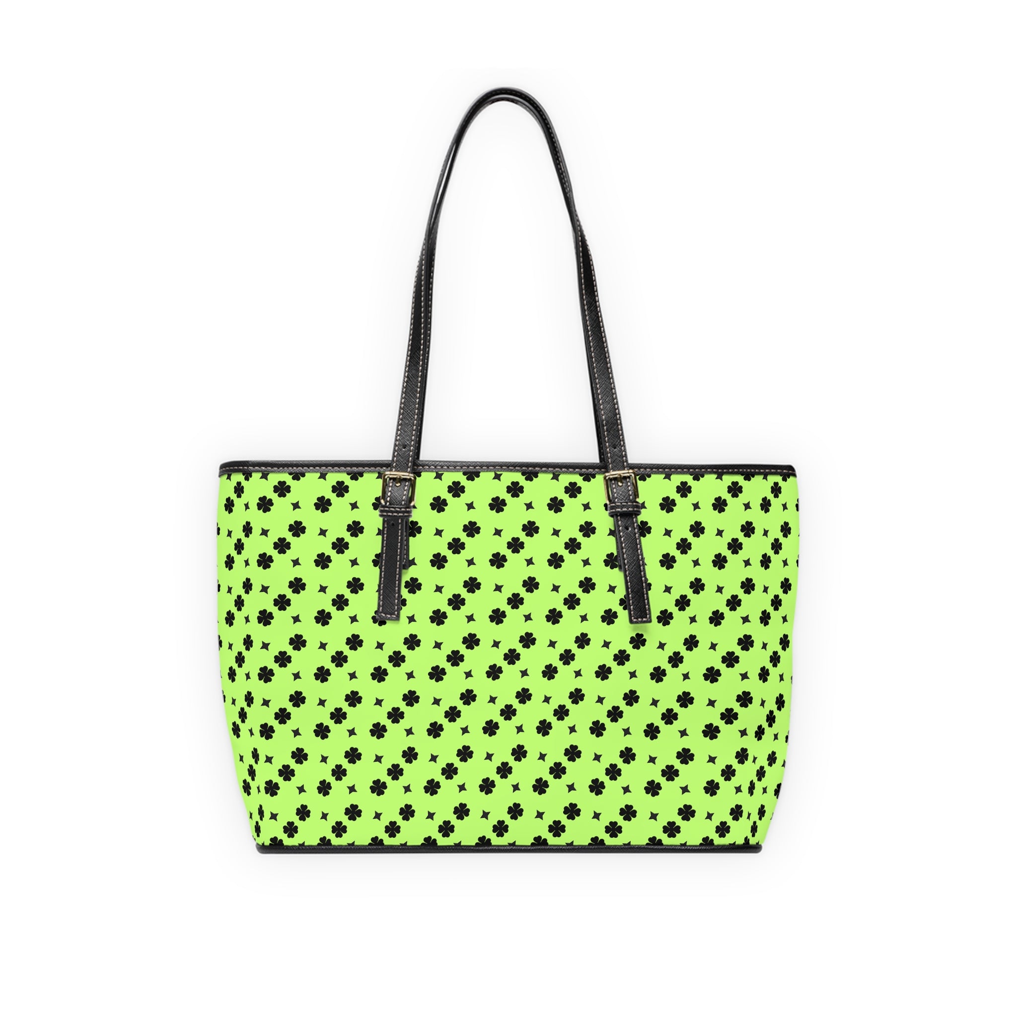 Lucky lime Leather Green Bag