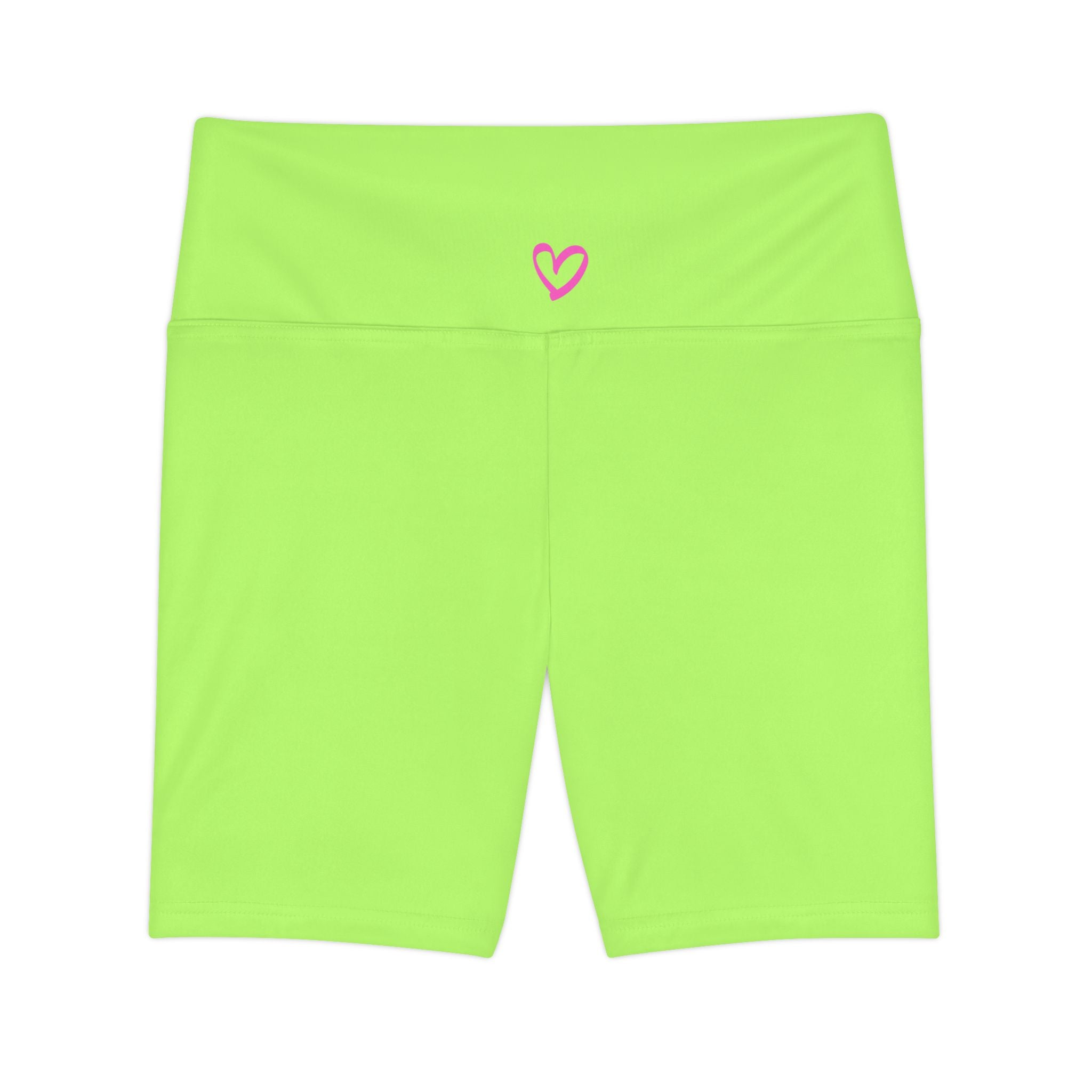 Women's Workout Shorts Lime Green
