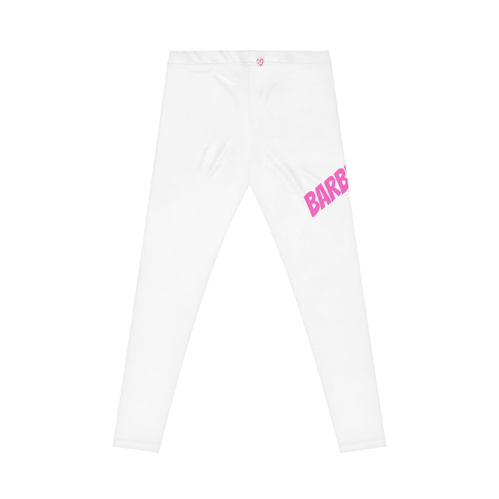 Barbie Casual Leggings — Comfortable Everyday Yoga & Lounge Pants White