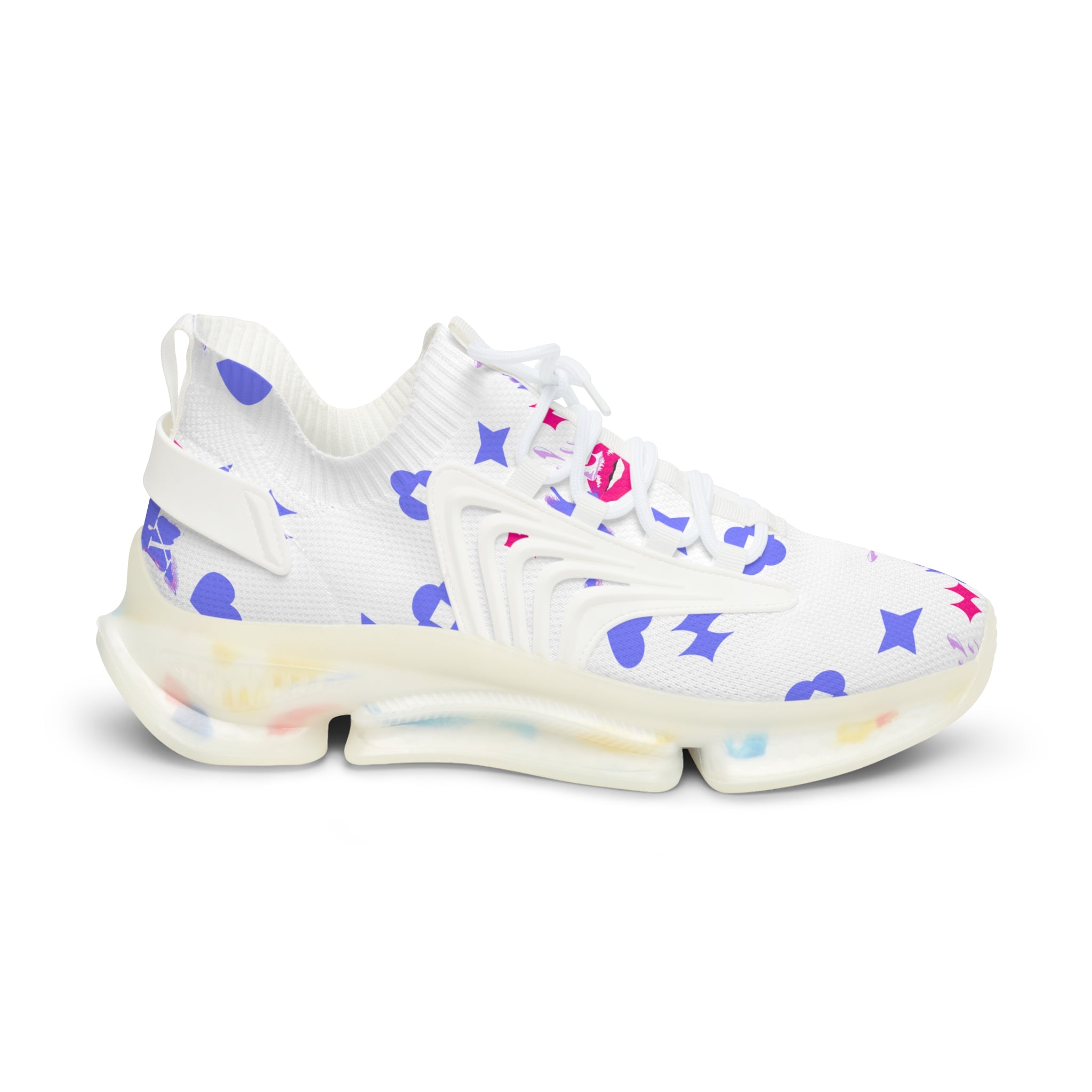 Copy of Women Mesh Sneakers — Streetwear Running Shoes White/Black