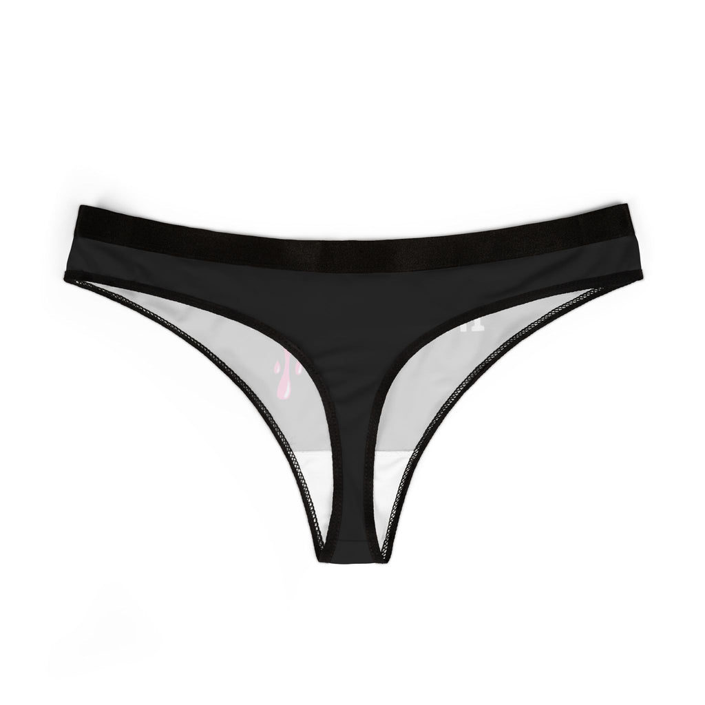 Women's Thong Underwear Black