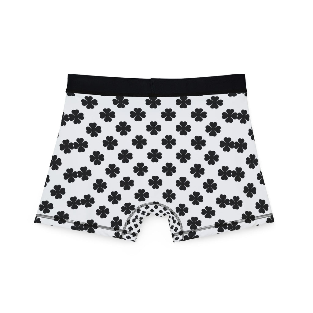 Men's Boxer Briefs — Black Clover All-Over Print Comfortable Underwear