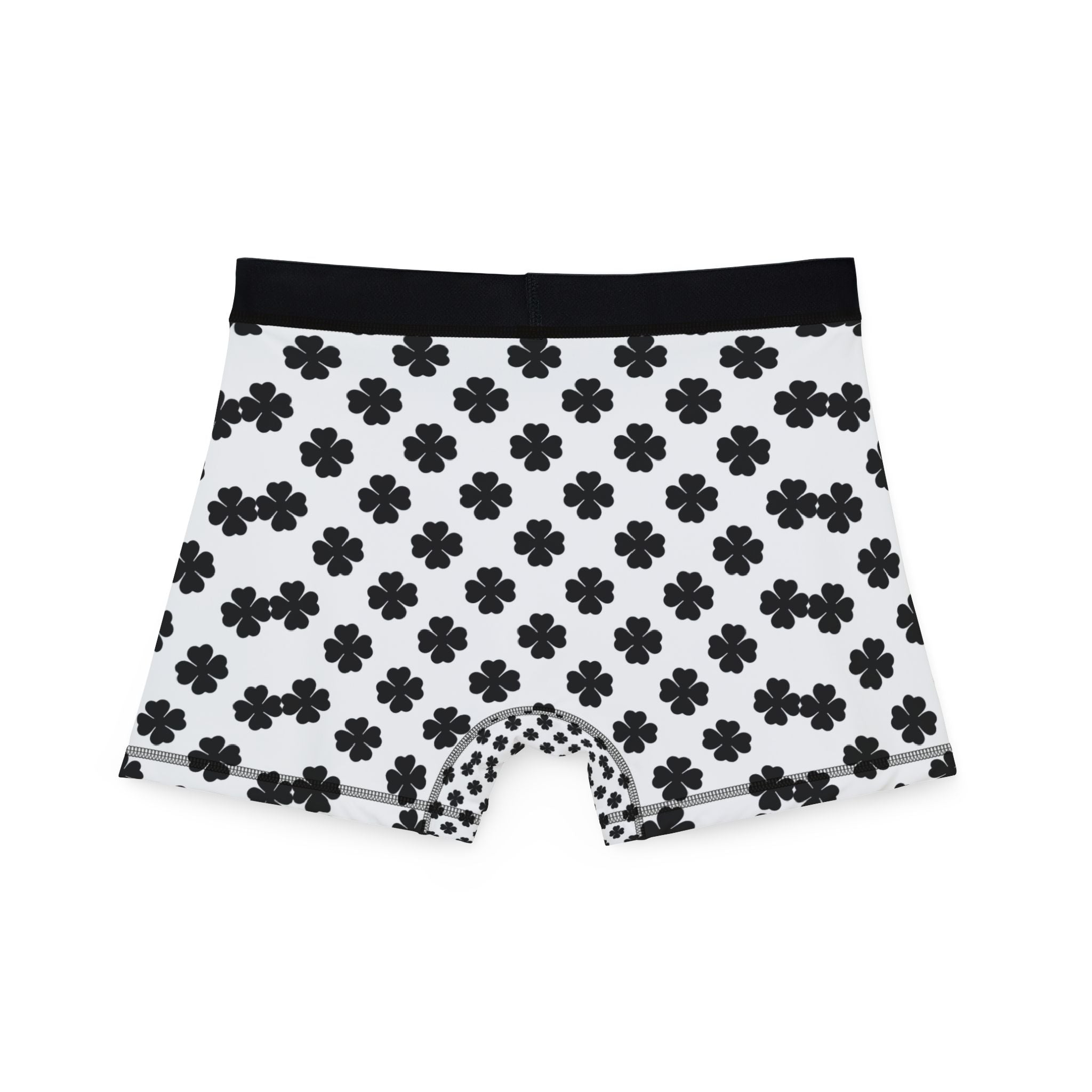Men's Boxer Briefs — Black Clover All-Over Print Comfortable Underwear