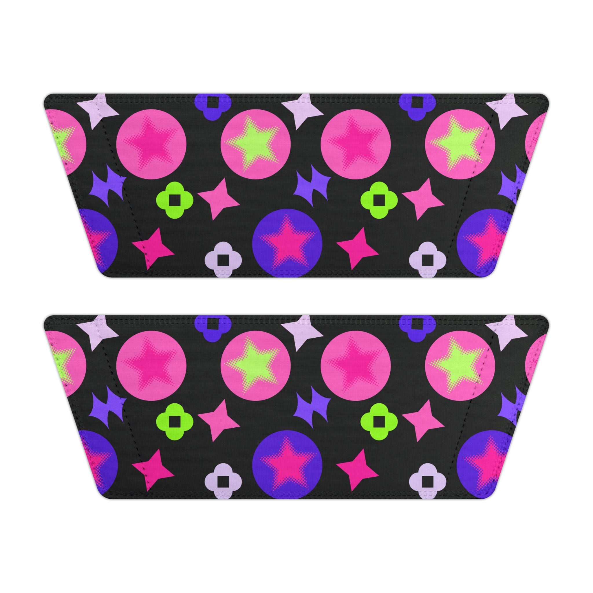 Colorful Youth Sandals Playful Summer  BLk/Pink Stars