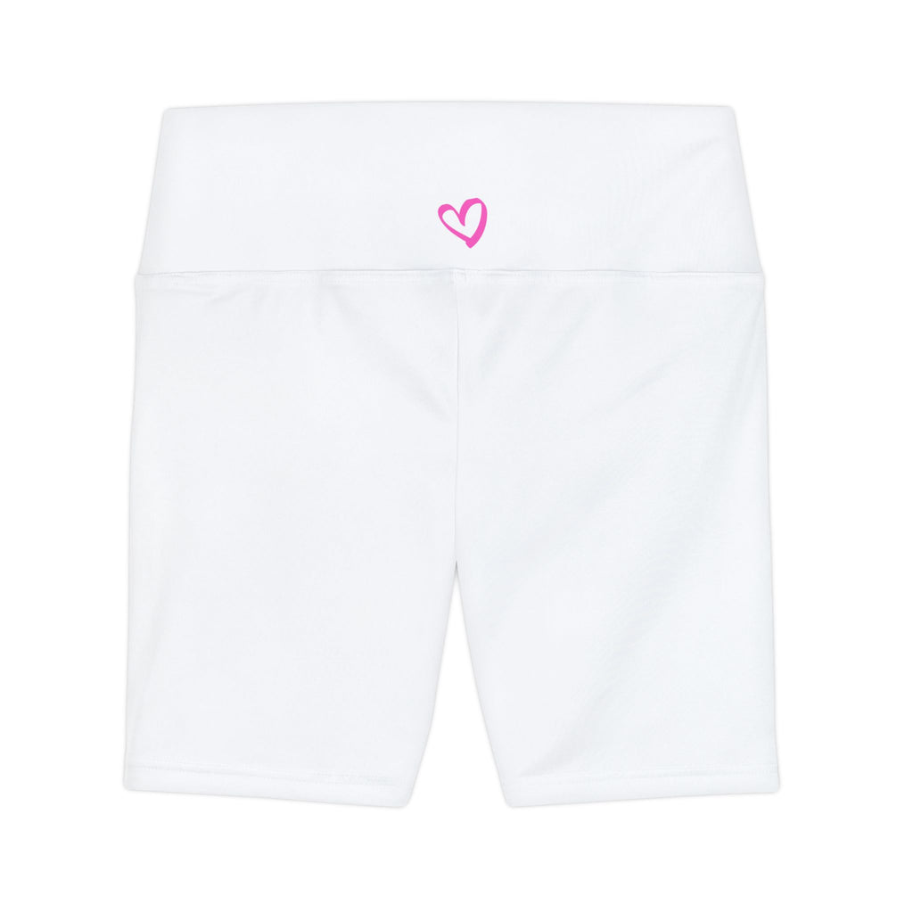 Women's Workout Shorts White