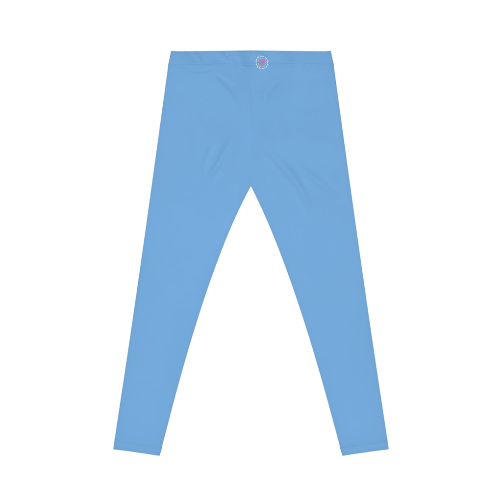 Casual Leggings — Comfortable Everyday Yoga & Lounge Pants Lite Blue