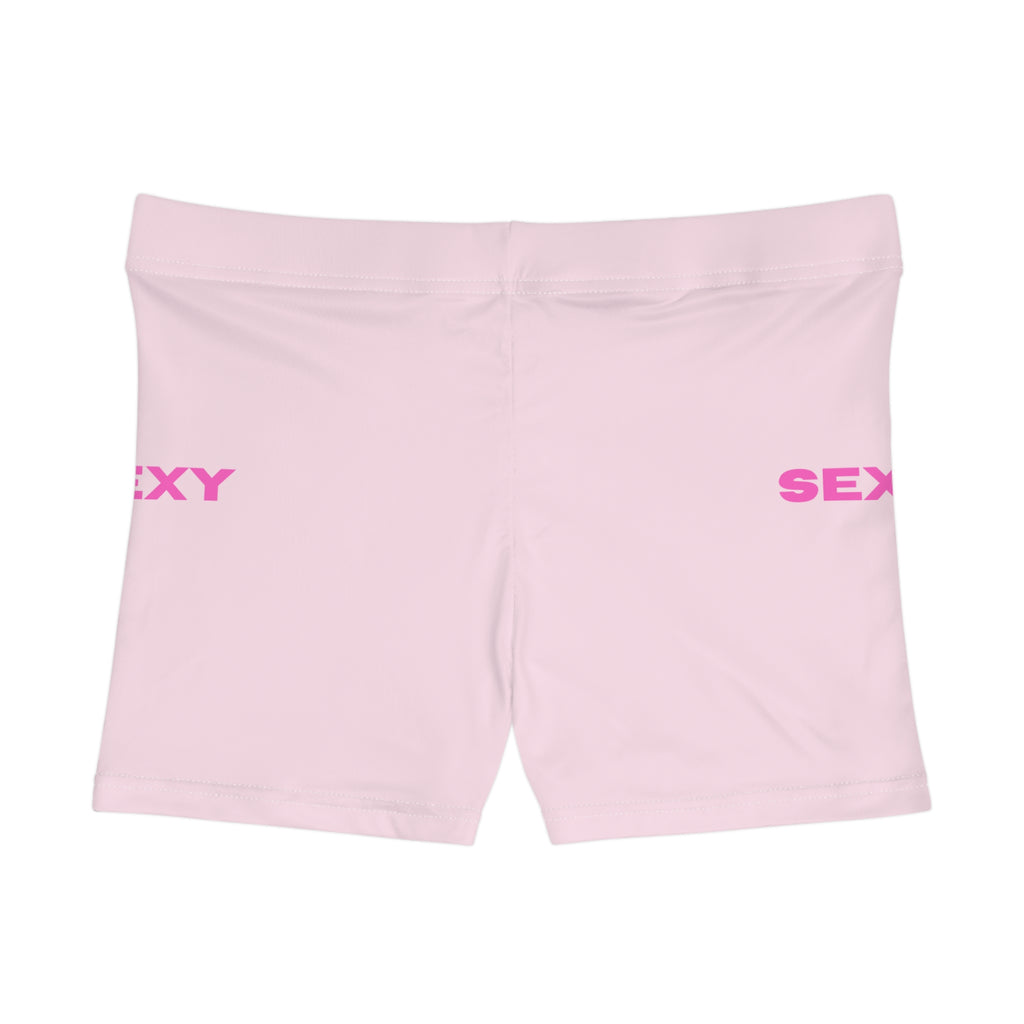 Sexy Women Black Sport Shorts Lite Pink