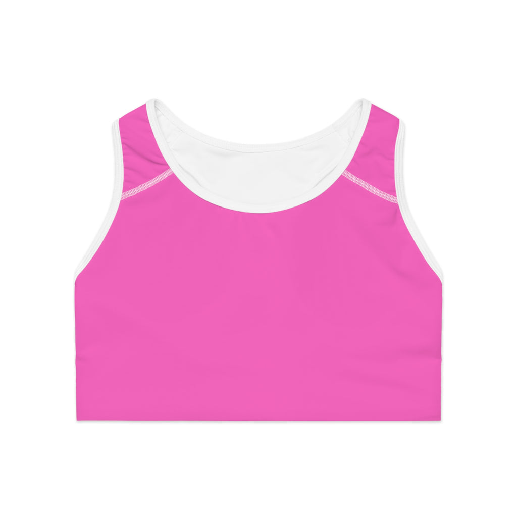 SEXY' Pink Sports Bra — Bold Activewear Crop Top
