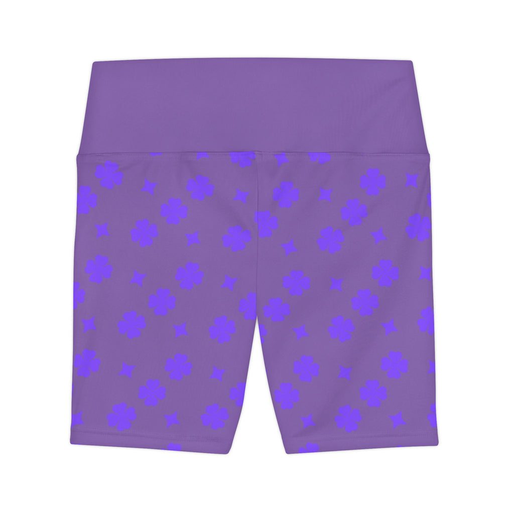 Gym Girls Black Women Workout Shorts Purple