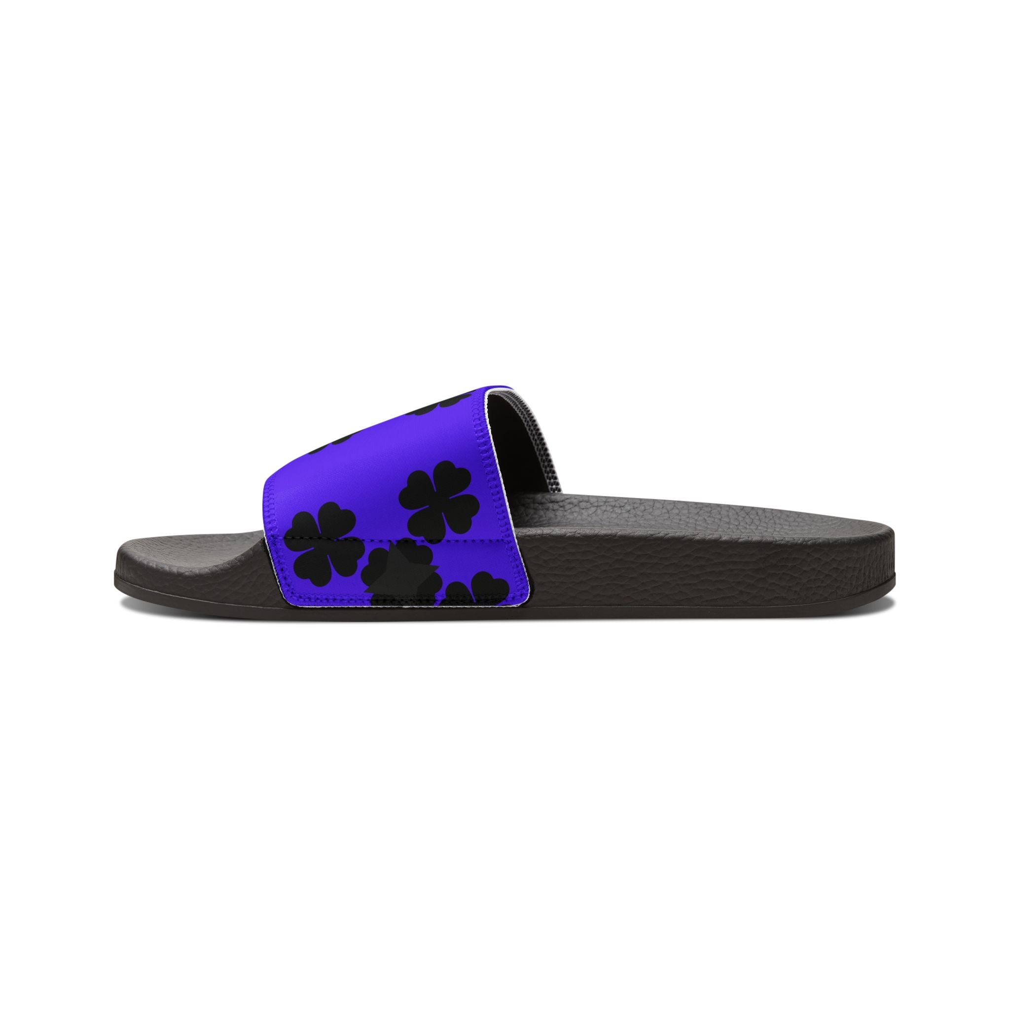 Men's Removable-Strap Sandals — Purple Clover Slide Sandals