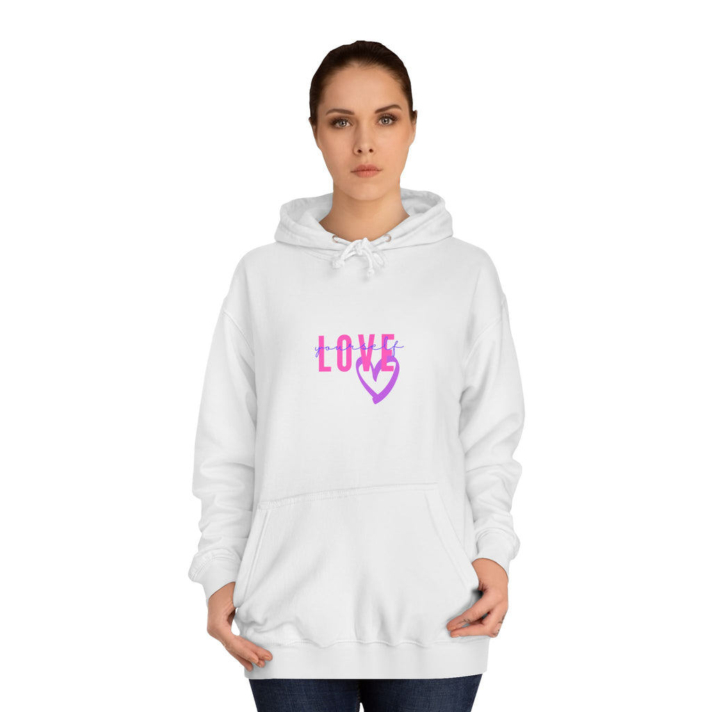 Love Heart Hoodie Unisex College Sweatshirt Apparel