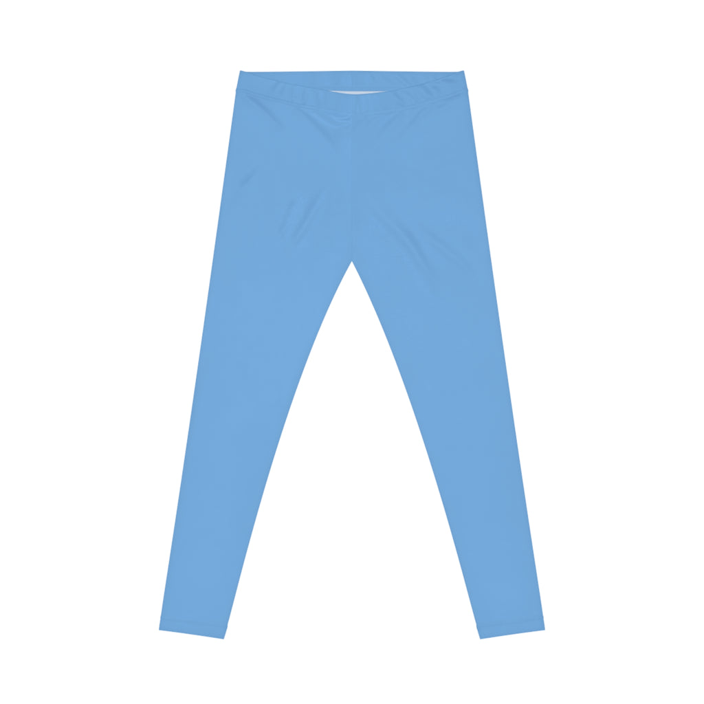 Casual Leggings — Comfortable Everyday Yoga & Lounge Pants Lite Blue