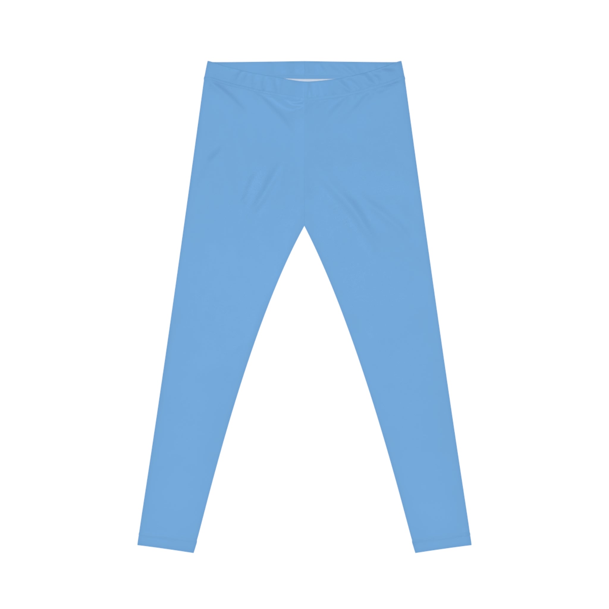 Casual Leggings — Comfortable Everyday Yoga & Lounge Pants Lite Blue