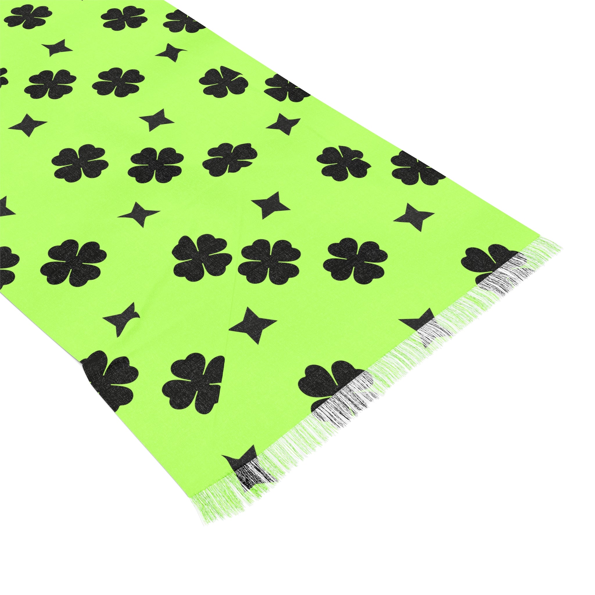 Lucky Ski Scarf Lime Green