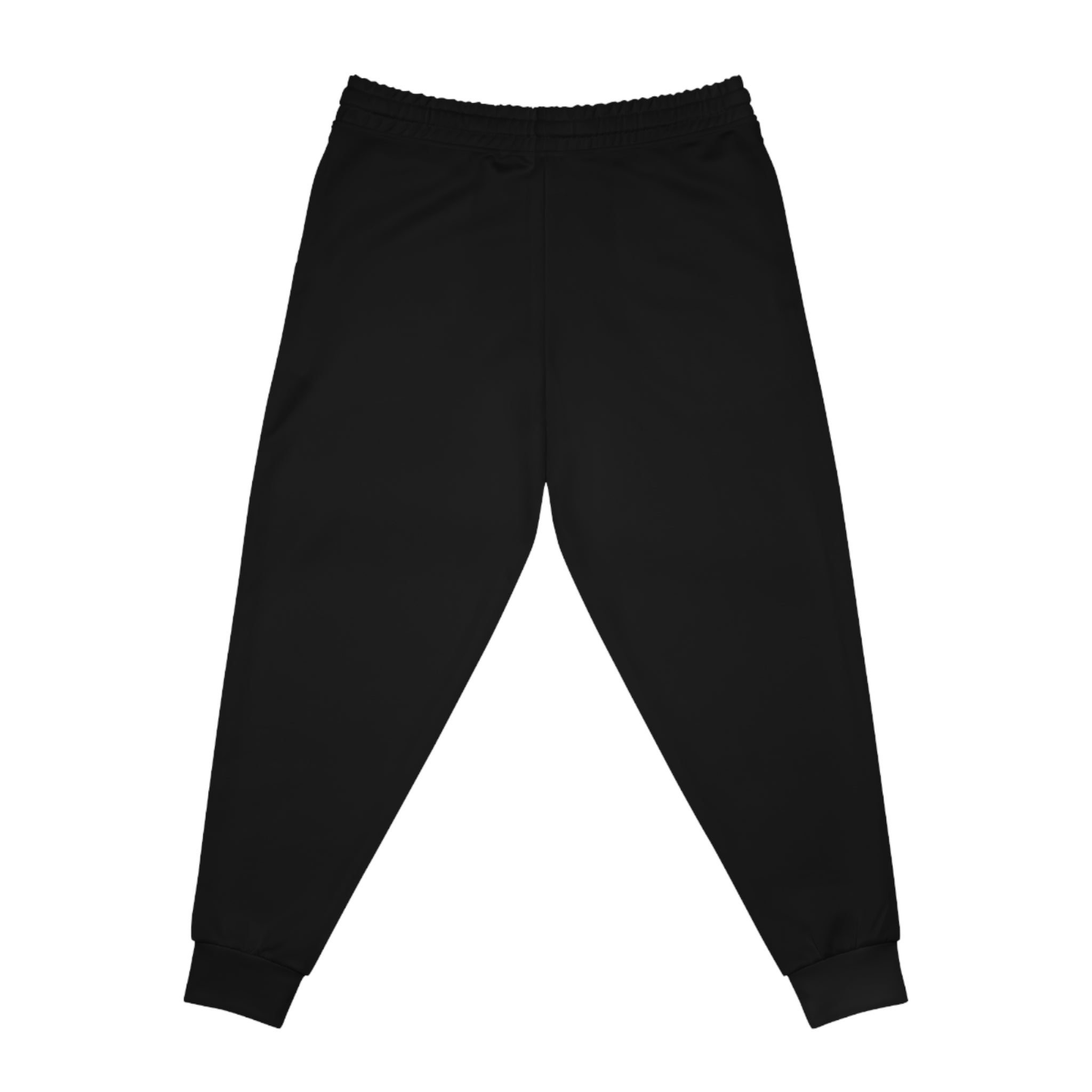 Black Athletic Joggers with Pink Heart Accent — Women's Cozy Casual Sweatpants