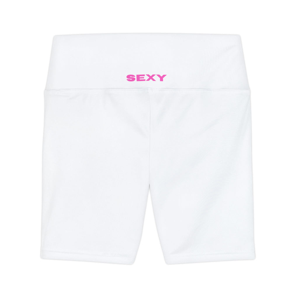 Sexy White Women's Workout Shorts