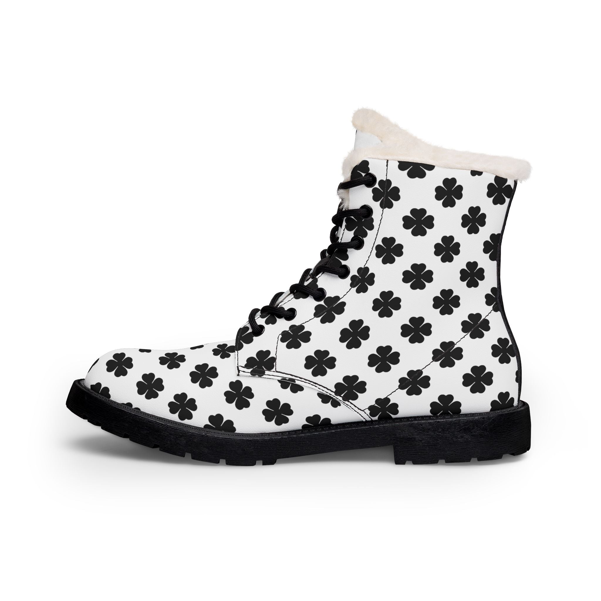 Copy of GOAT Fur-Lined Leather Boots — Men's Warm Winter Combat Style