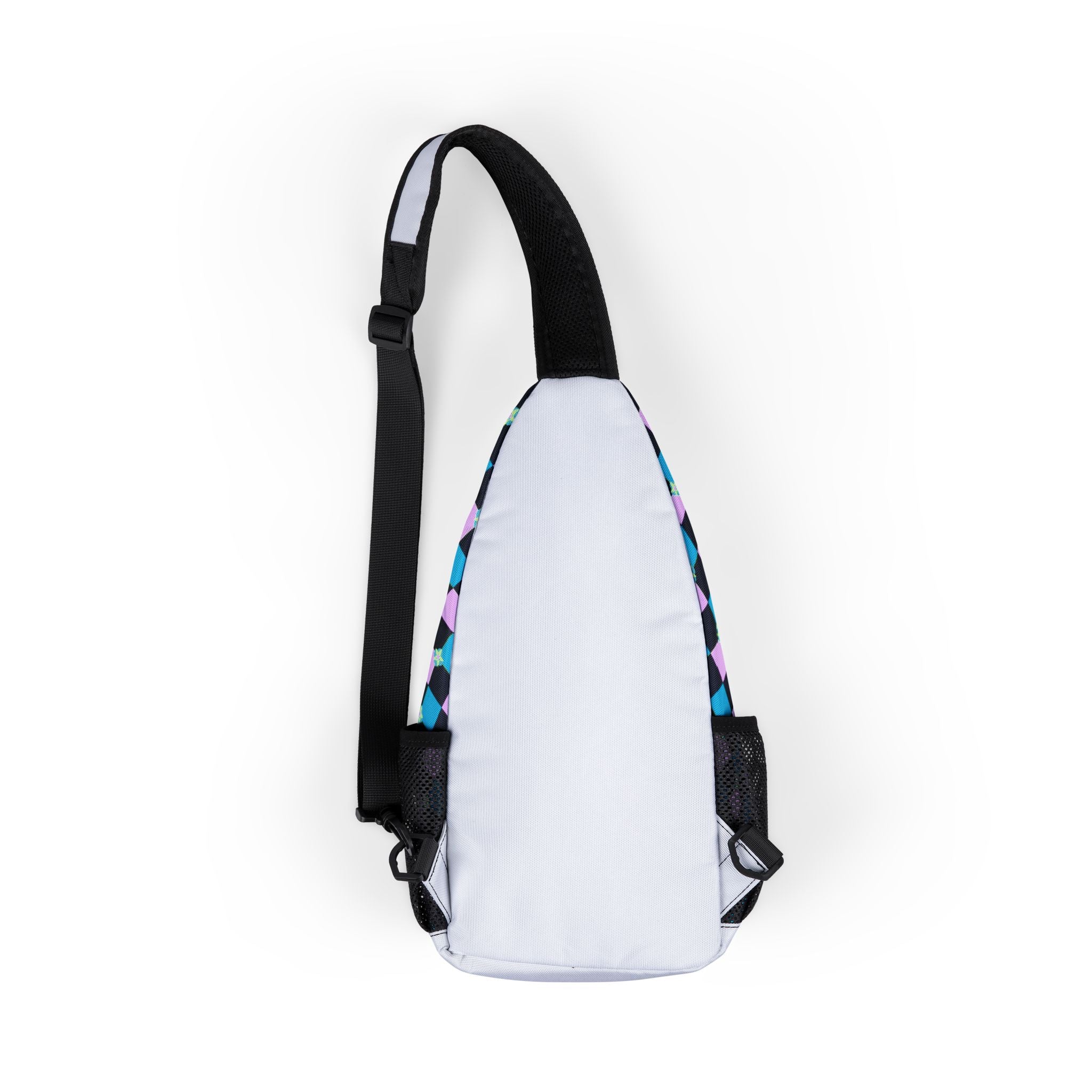 Chest Bag Checkboard Blue/Pink