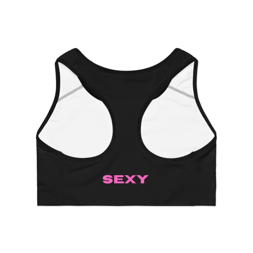 Copy of SEXY' Black Sports Bra — Bold Activewear Crop Top
