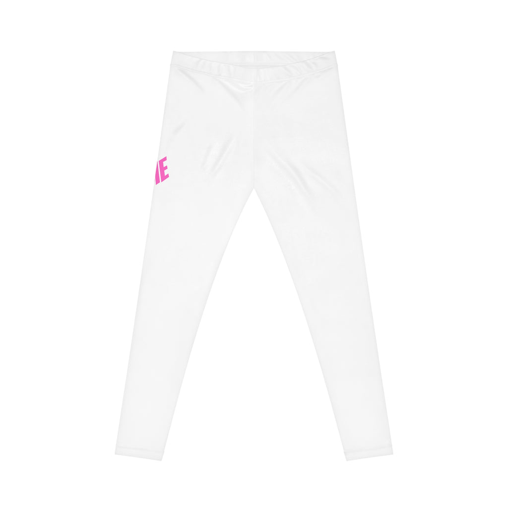 Barbie Casual Leggings — Comfortable Everyday Yoga & Lounge Pants White