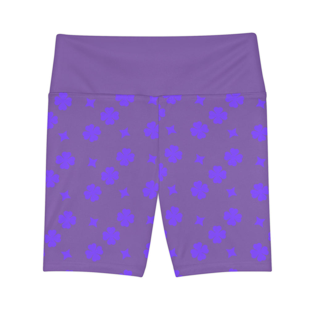 Gym Girls Black Women Workout Shorts Purple