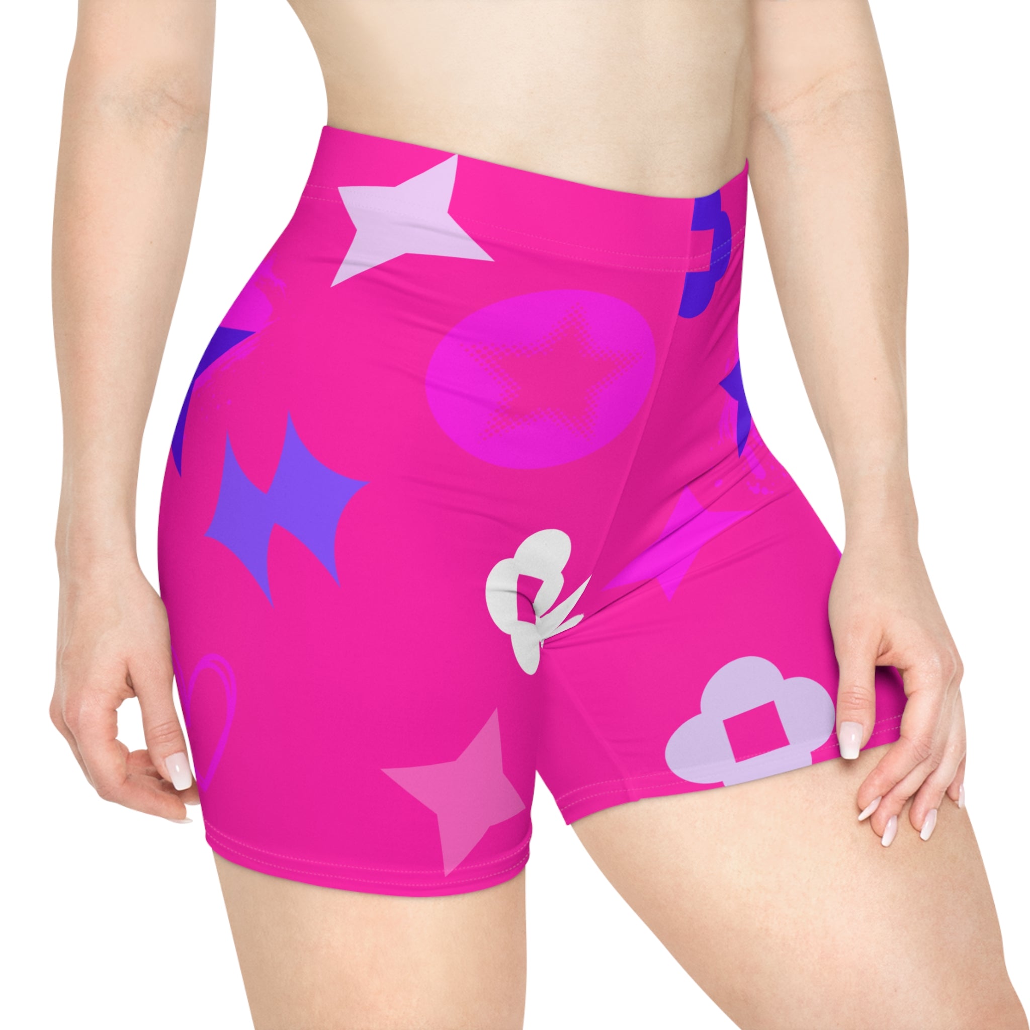 Women's Biker Shorts Pink