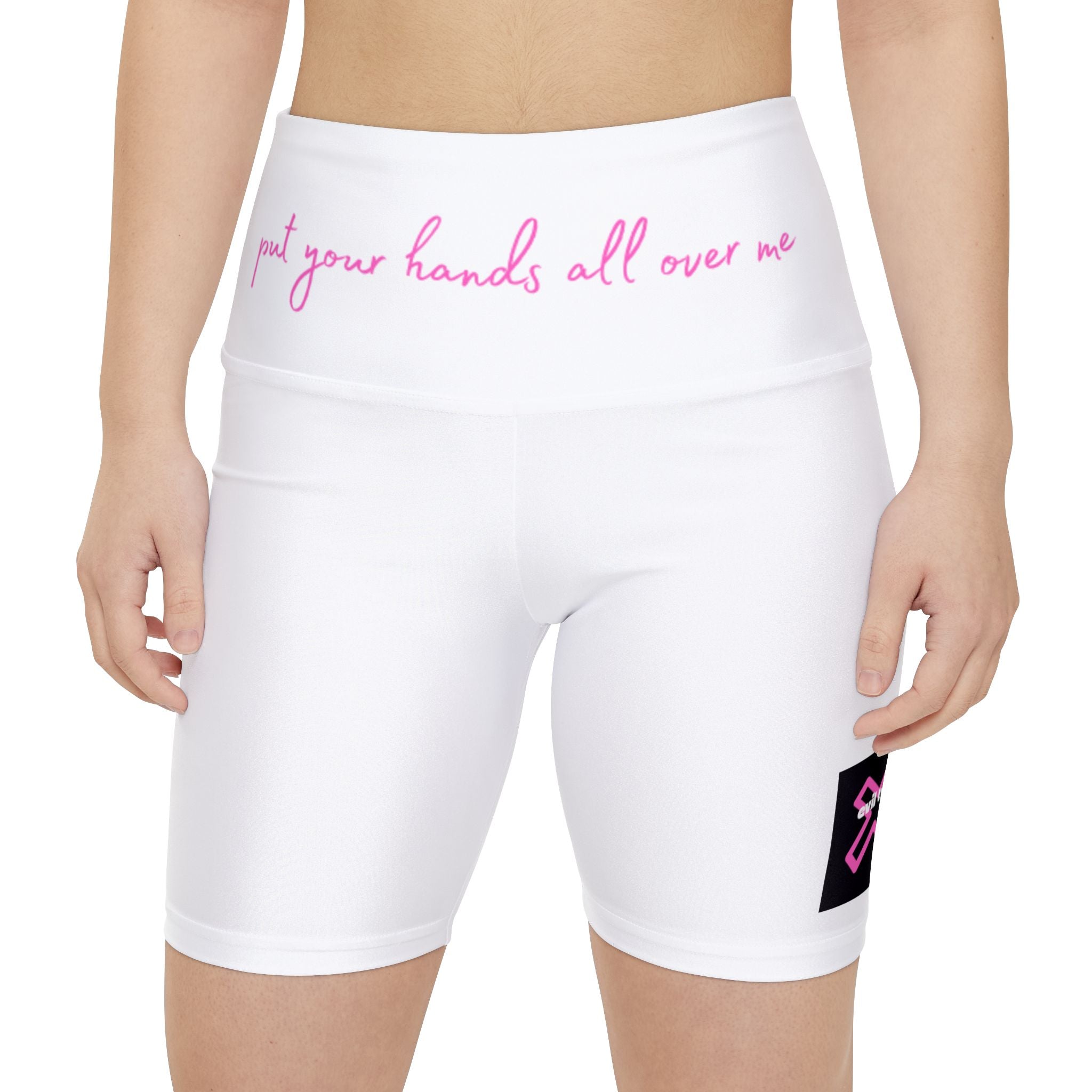 Women's Workout Shorts White