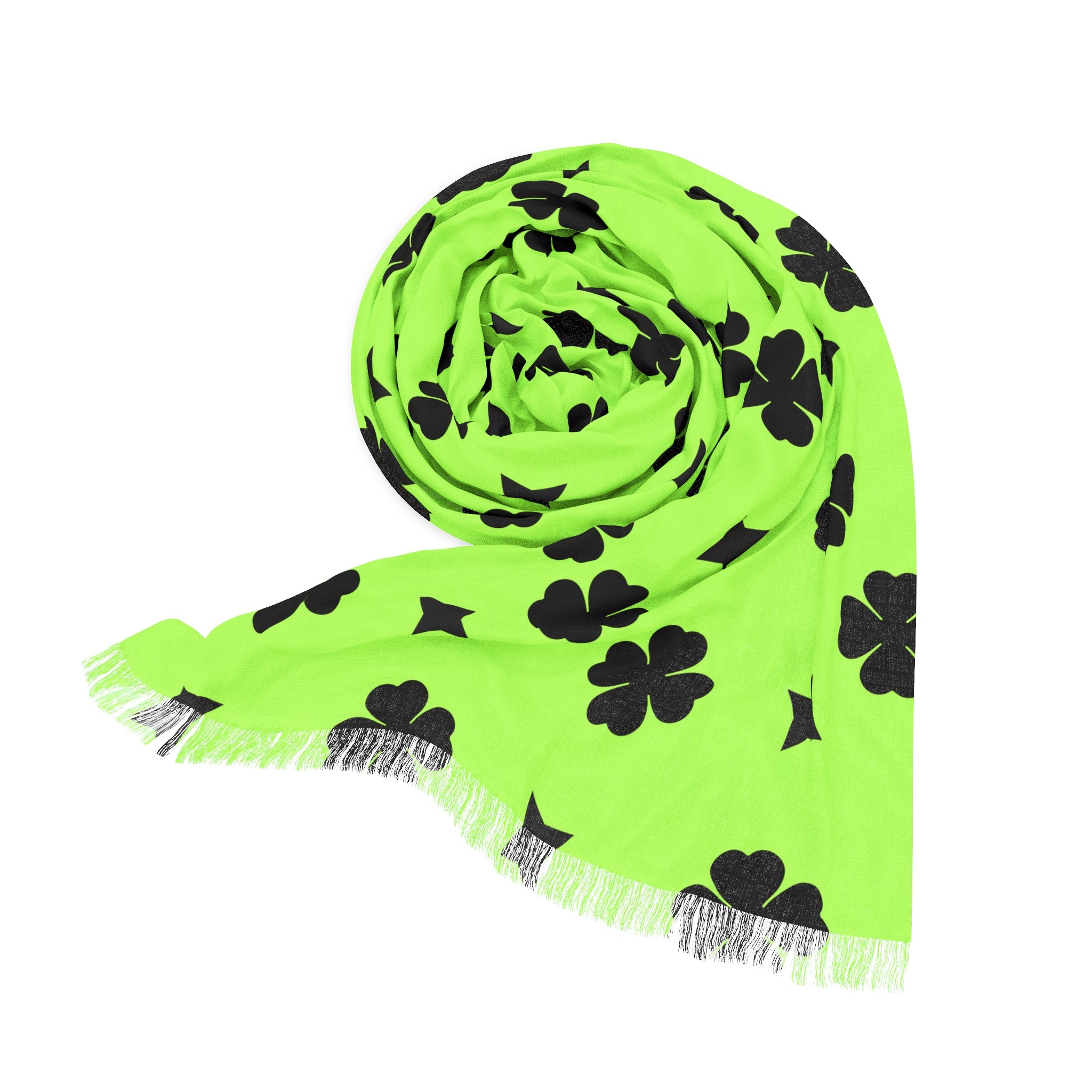 Lucky Ski Scarf Lime Green