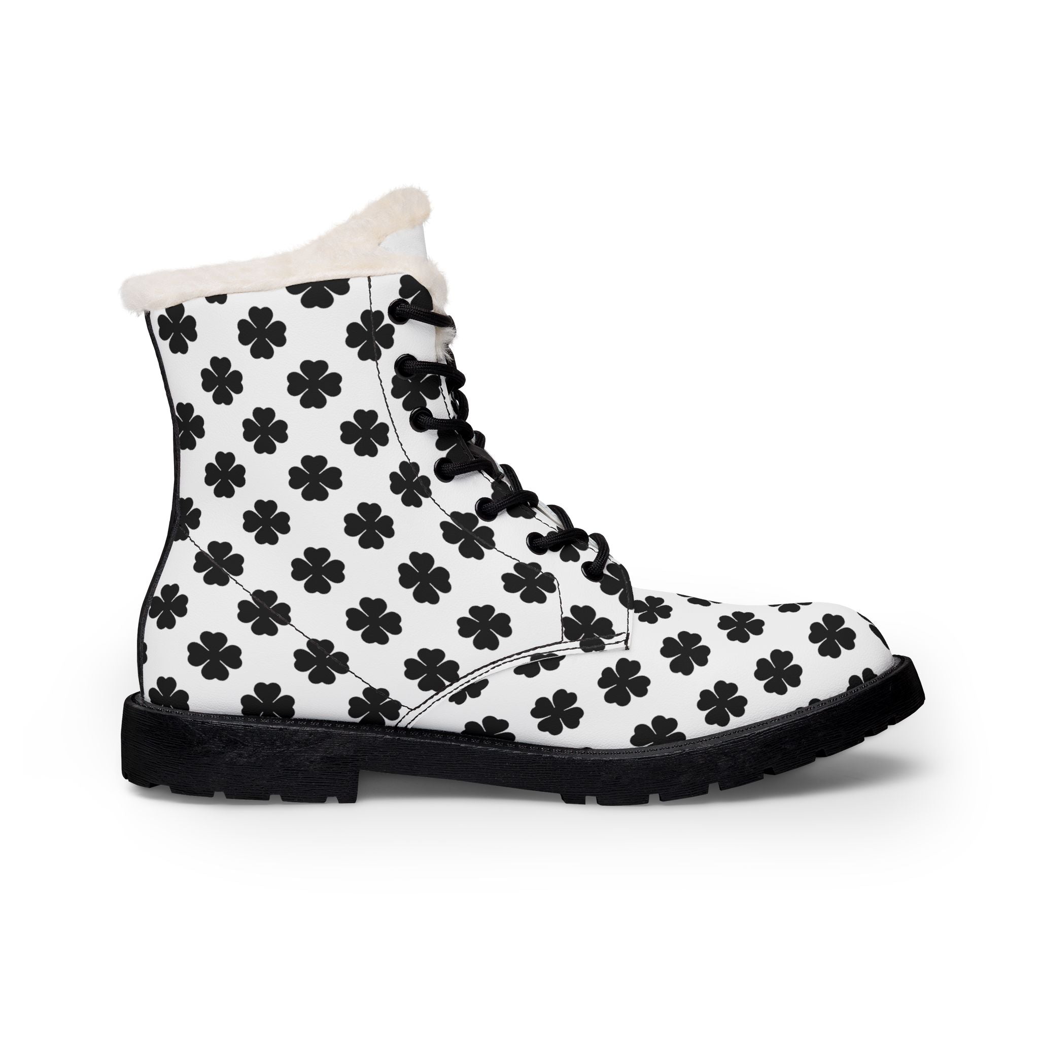 Copy of GOAT Fur-Lined Leather Boots — Men's Warm Winter Combat Style